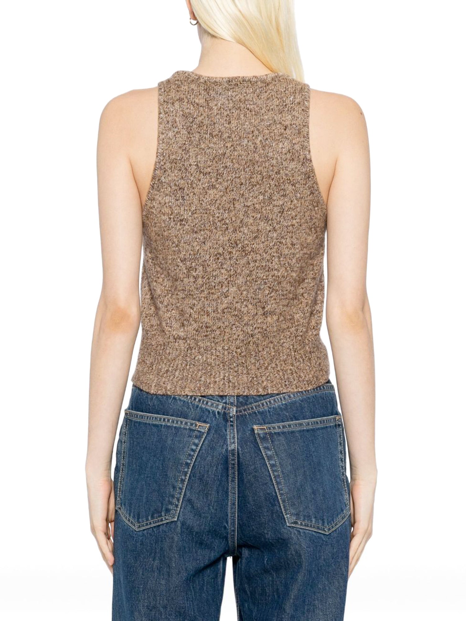 Reese Cashmere-Silk Knit Tank