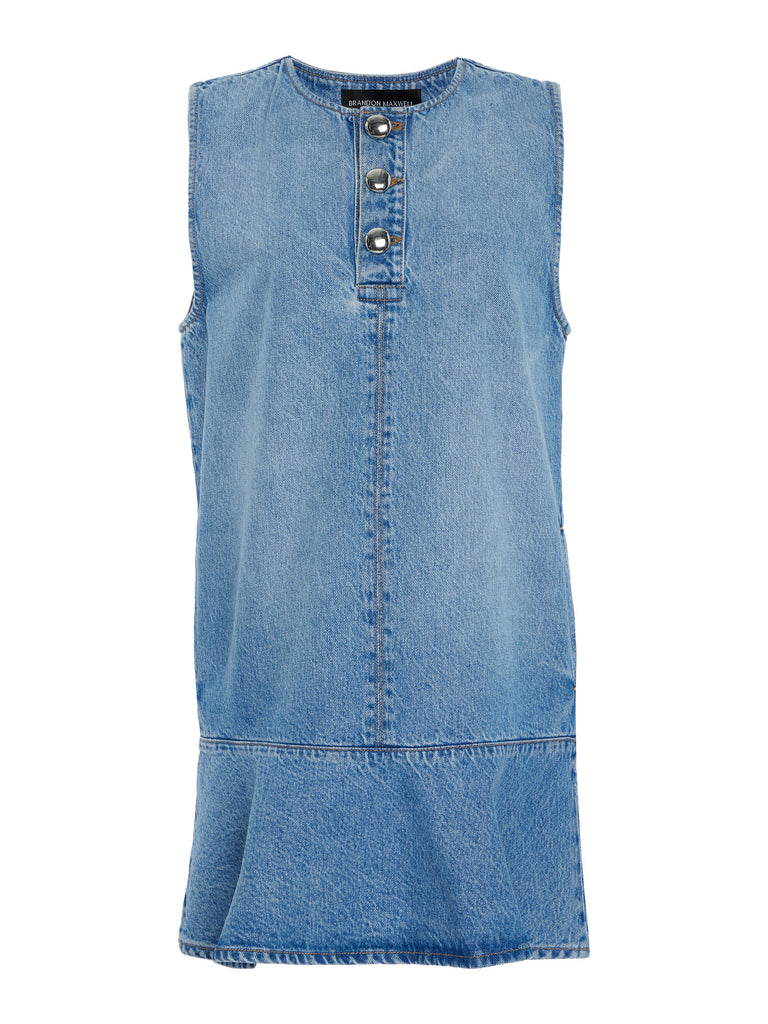 white christmas dresses Kalani Jersey Denim Mini Dress – Z SUPPLY