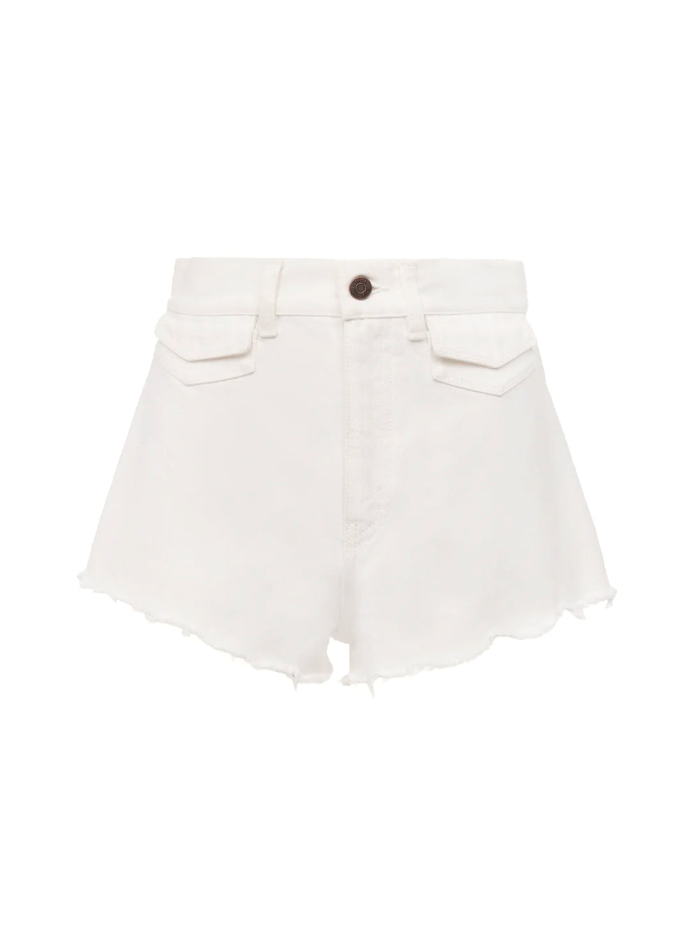 High-Rise Denim Mini Shorts