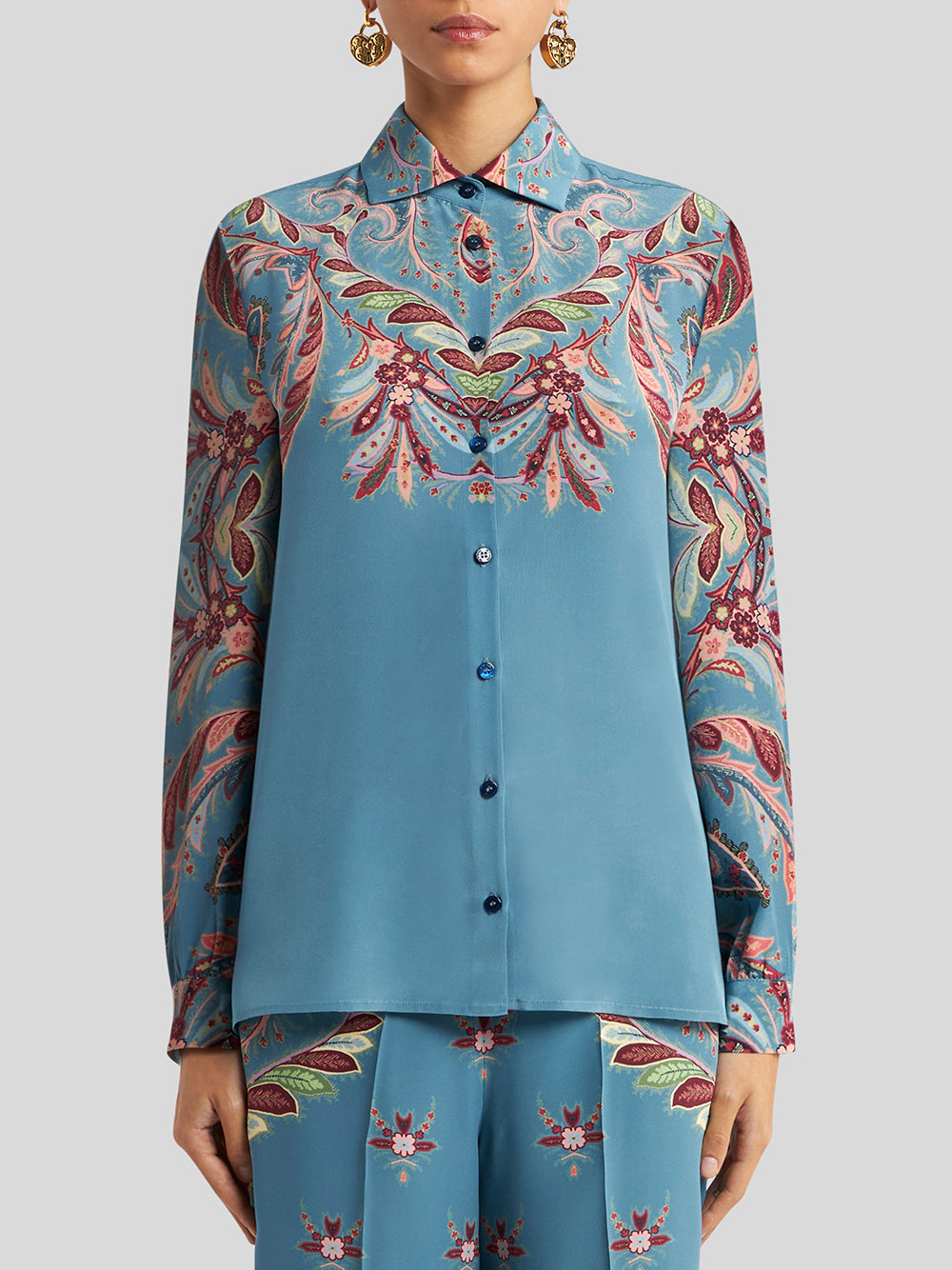 Paisley Silk Shirt