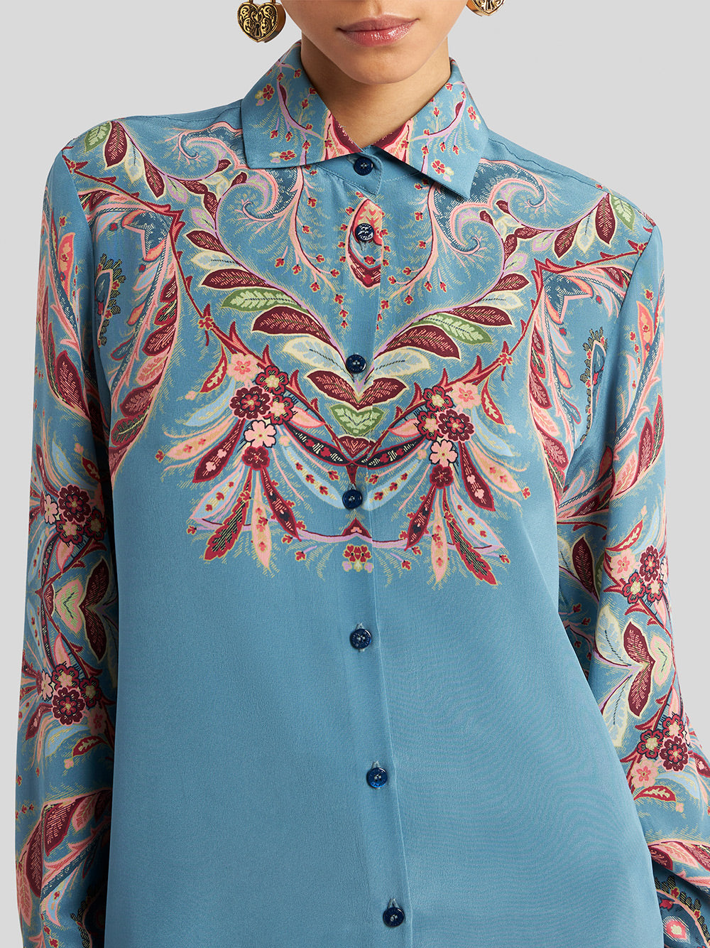 Paisley Silk Shirt