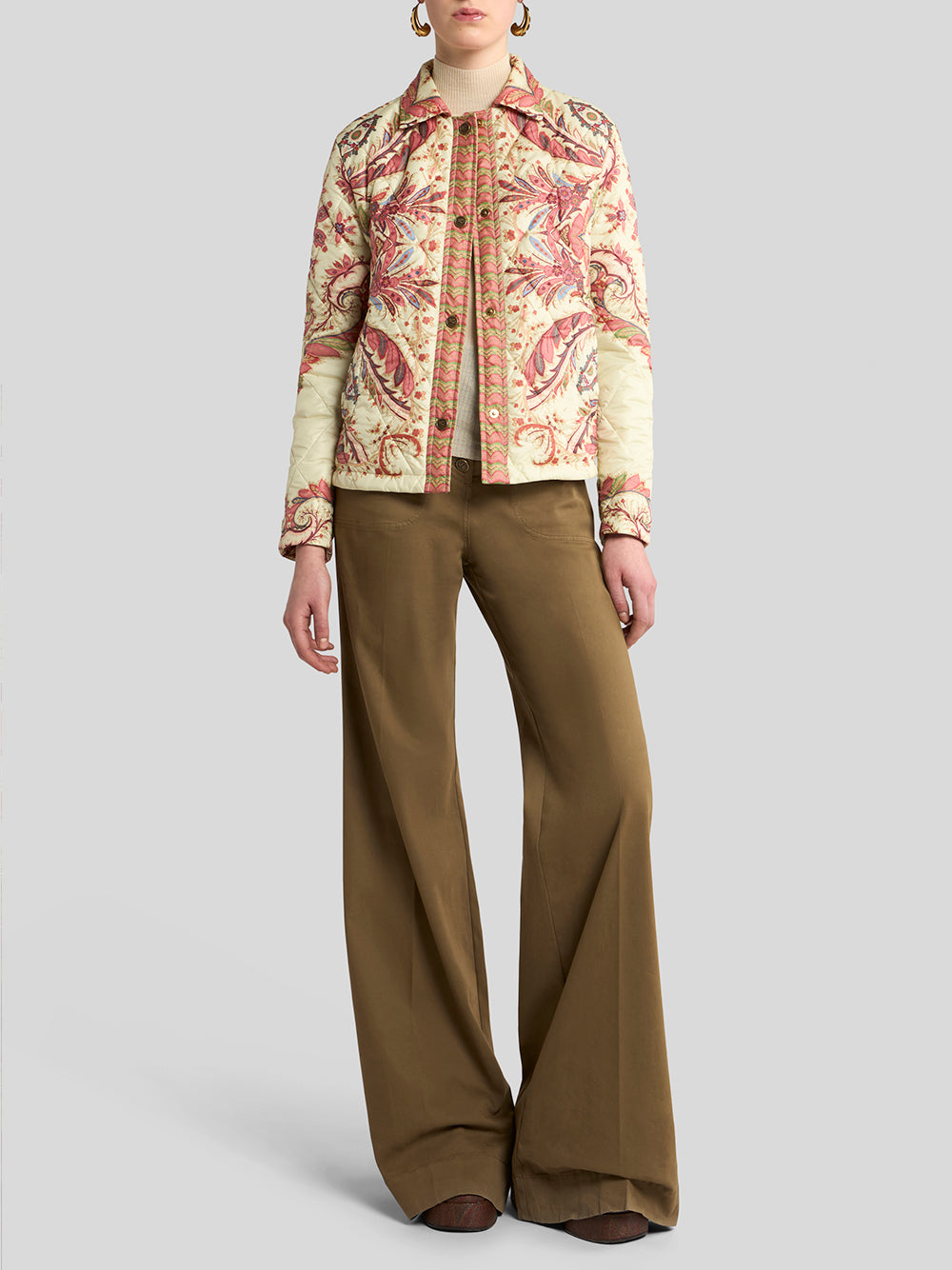 Printed Puffer Jacket