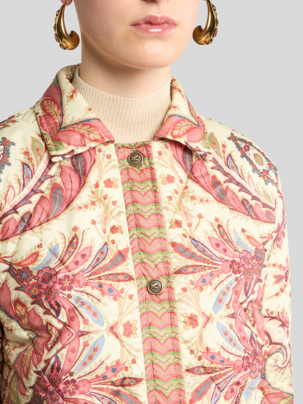 Printed Puffer Jacket