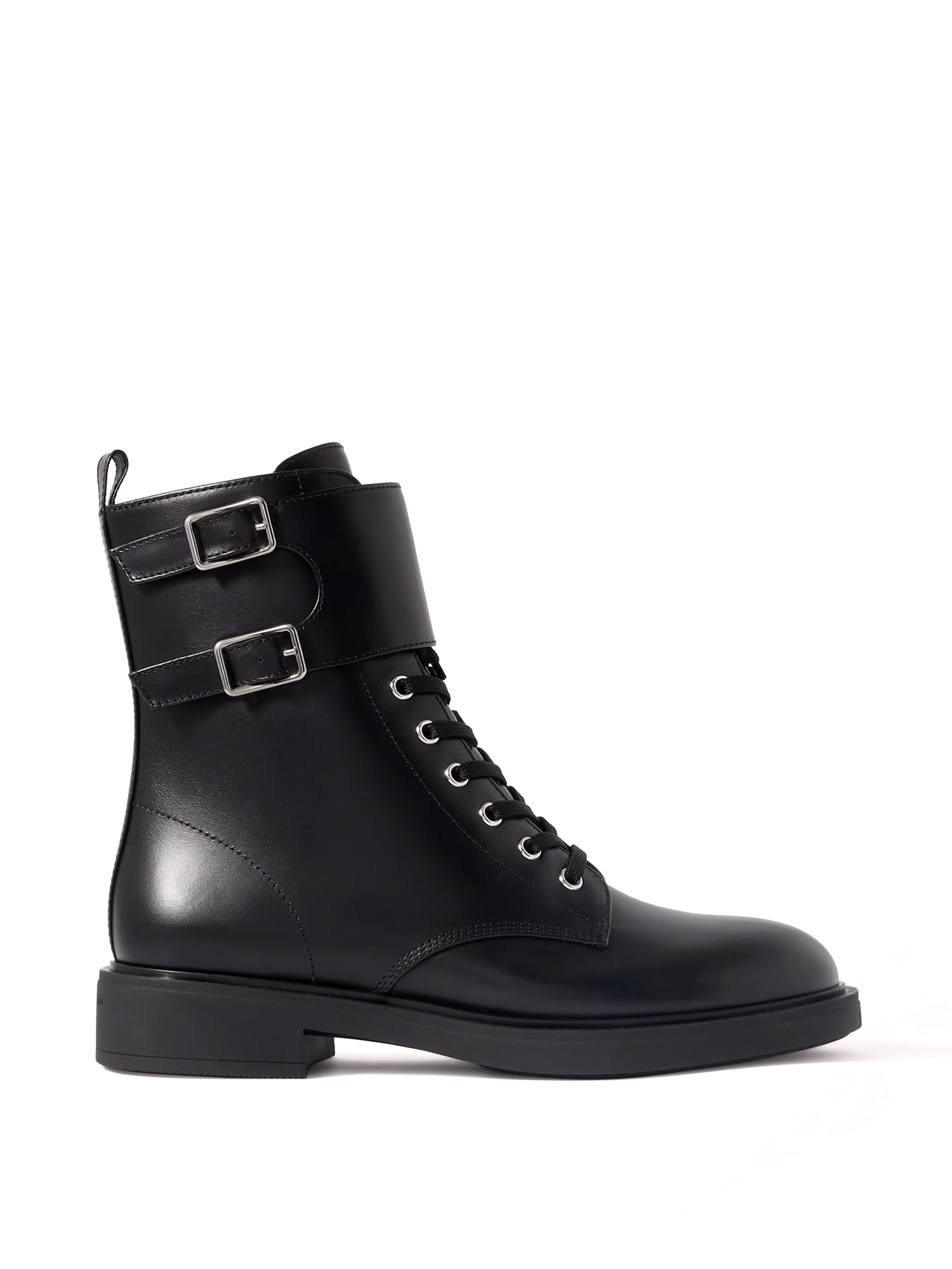 Ripley Buckled Leather Ankle Boots