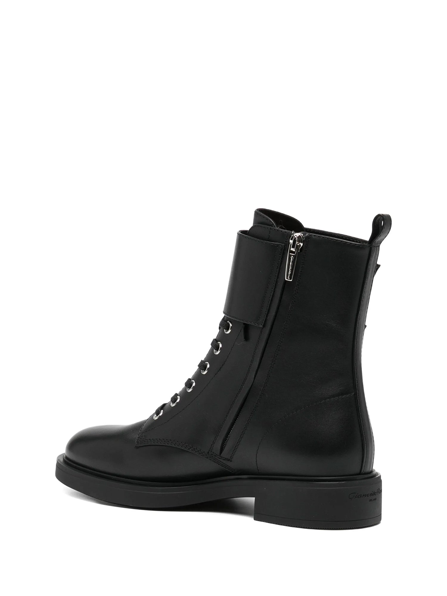 Ripley Buckled Leather Ankle Boots