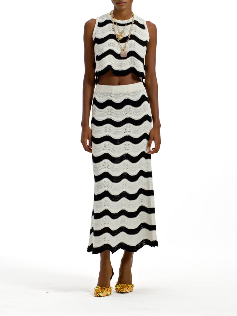 La DoubleJ | Crochet Chevron Skirt – Kirna Zabête