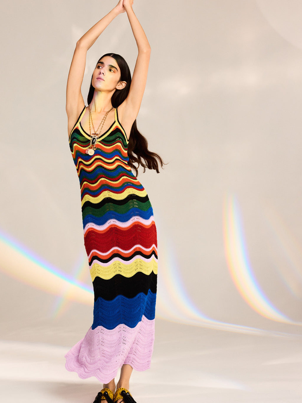 Crochet Chevron Sundress
