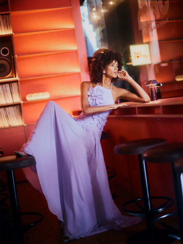 【Leo Lin】Amya Petal Gown Amya Petal Gown - Lilac – LEO LIN