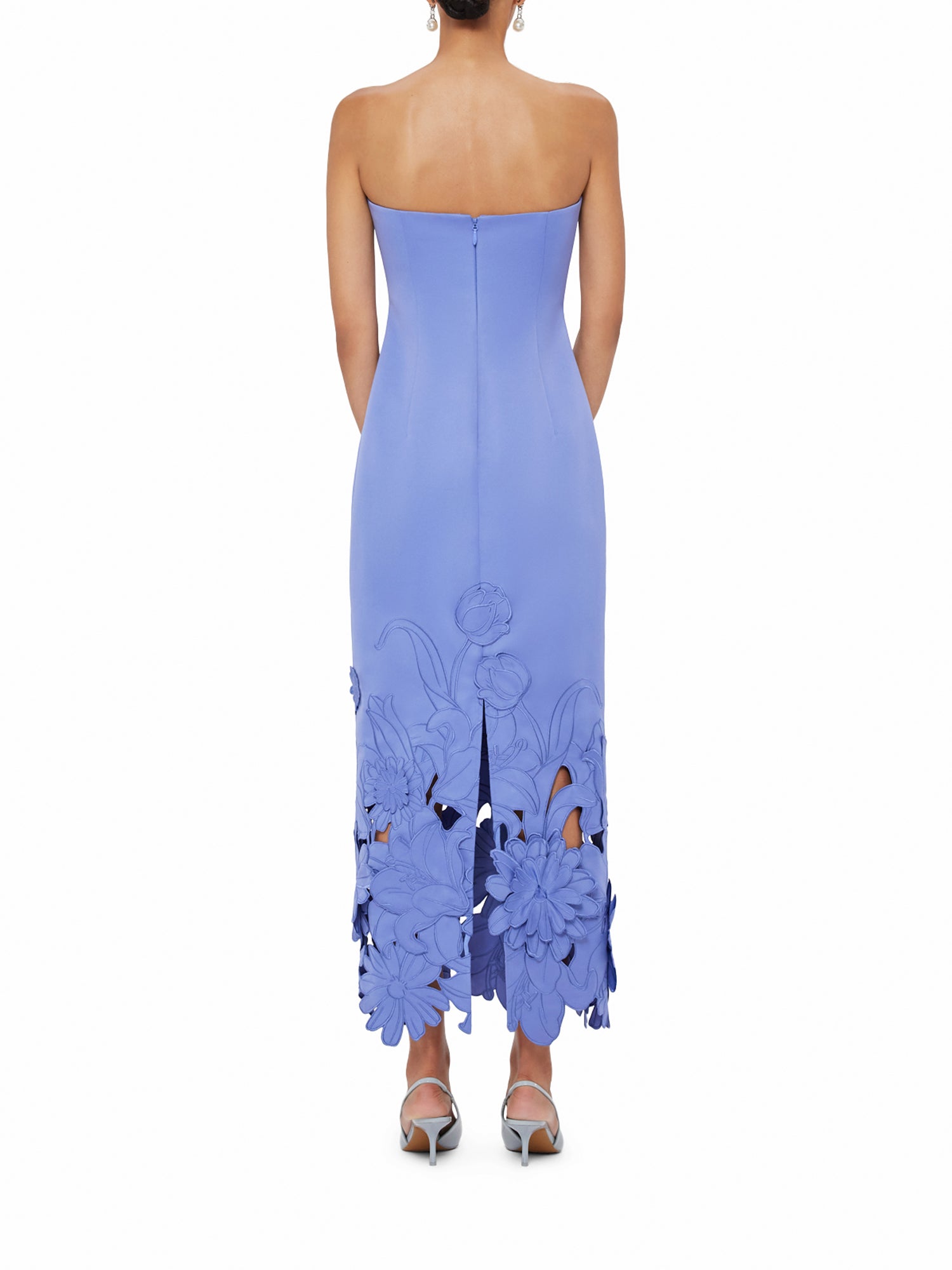 Rayna Appliqué Bustier Maxi Dress