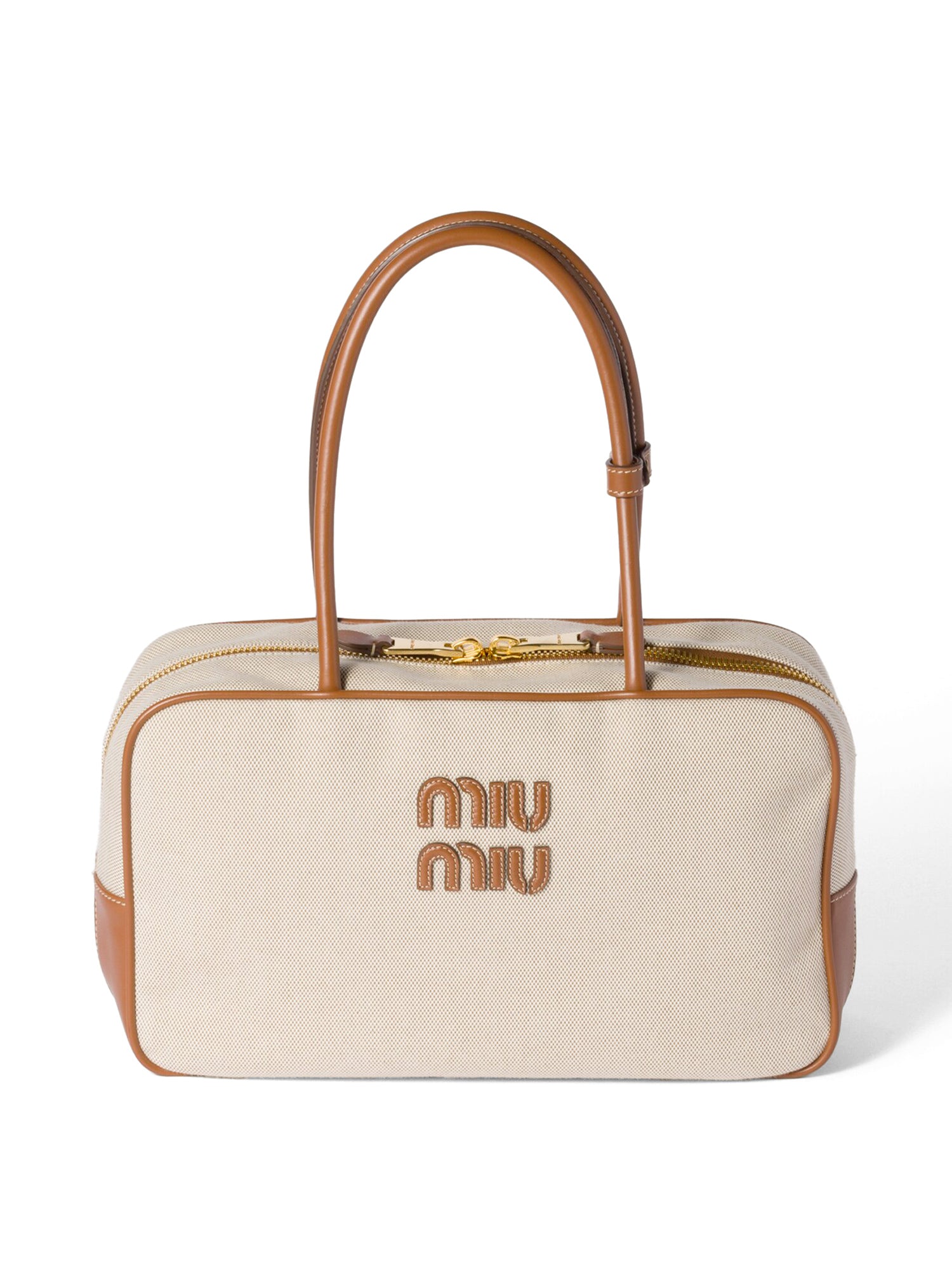 Miu Miu | Beau Canvas and Leather Bag – Kirna Zabête