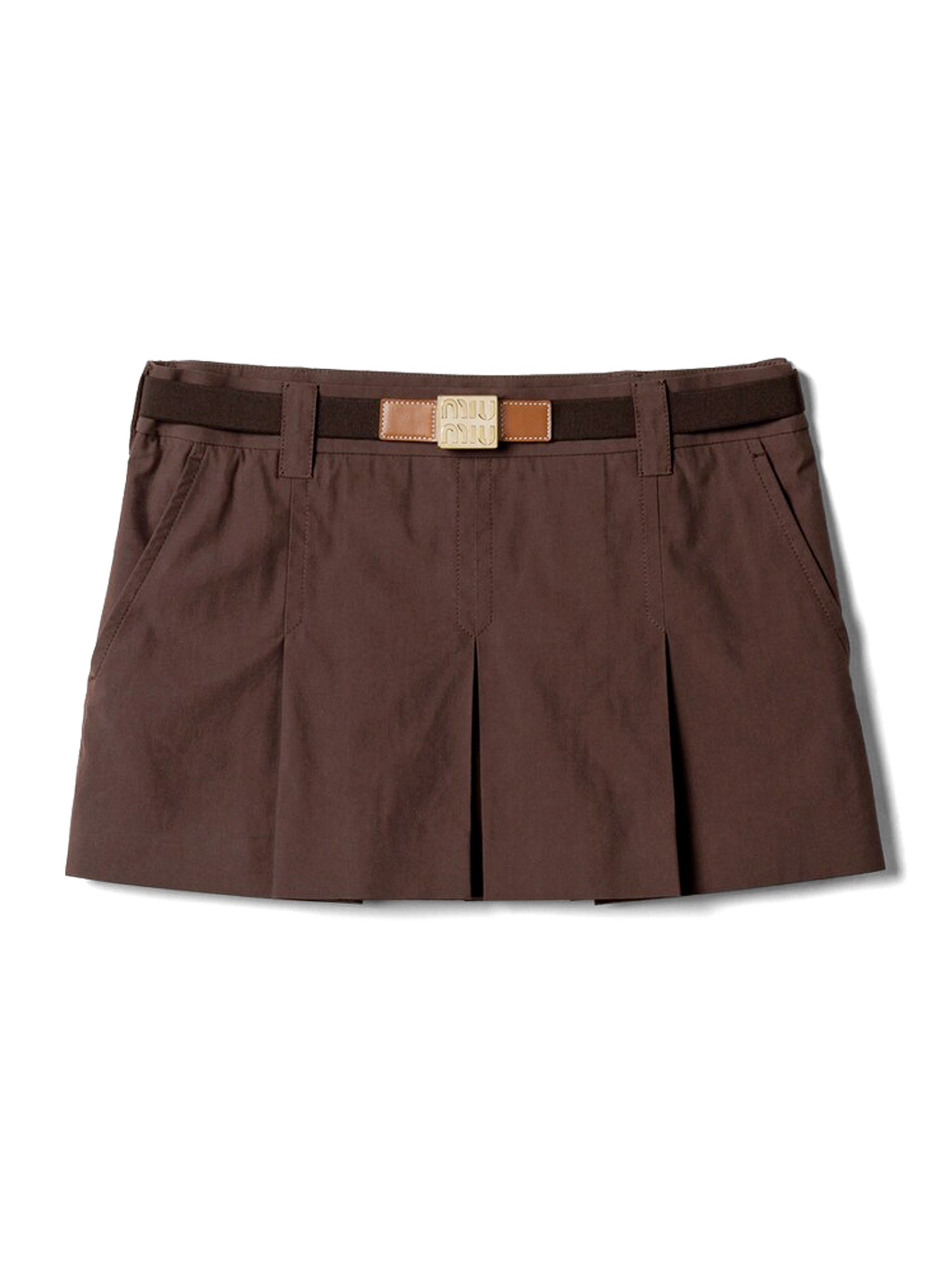 Panama Cotton Mini Skirt