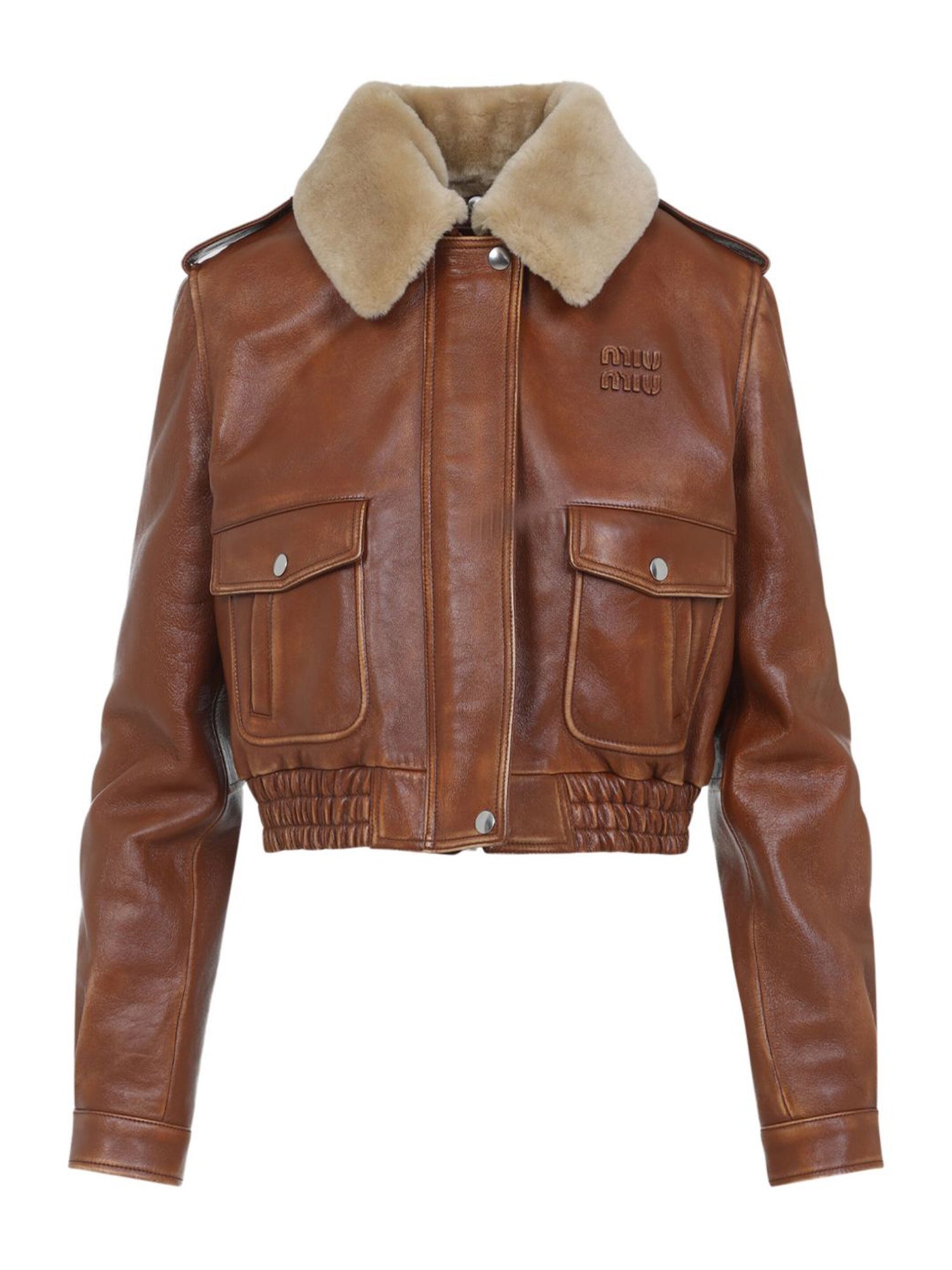 Nappa Leather Aviator Jacket