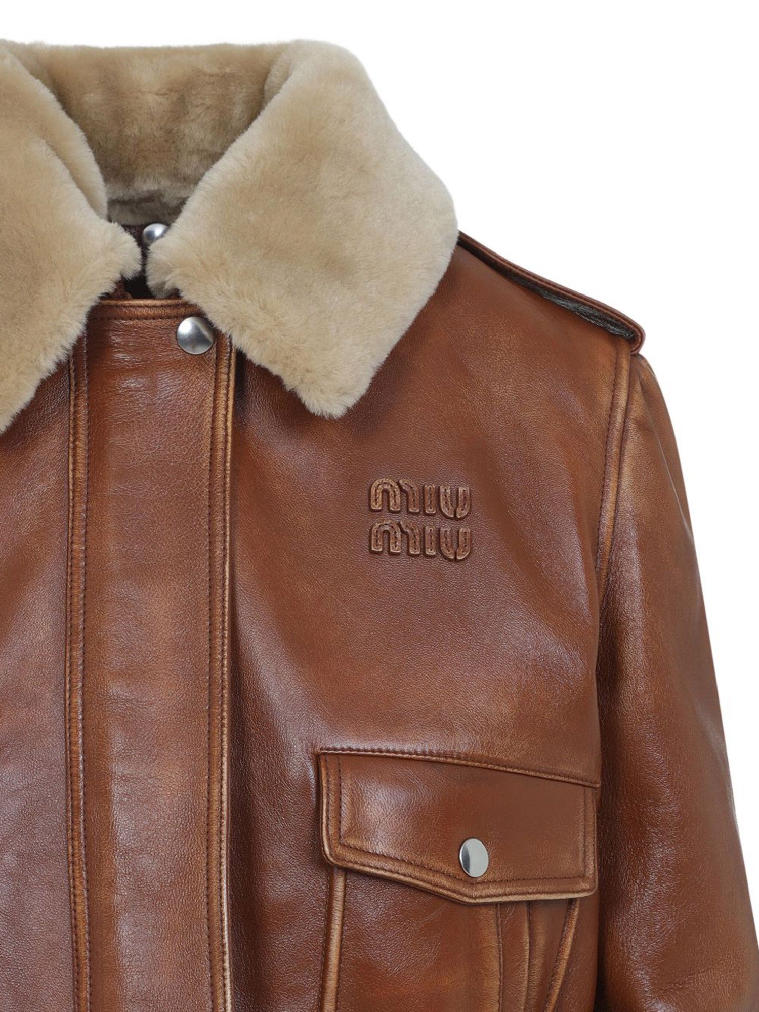 Nappa Leather Aviator Jacket