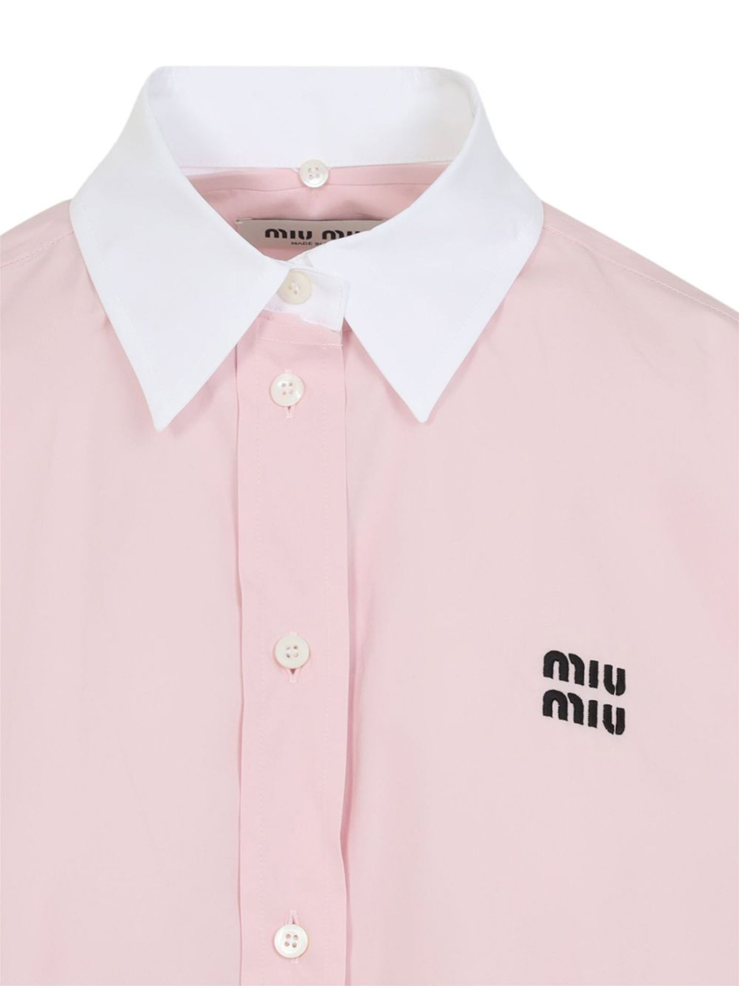 Raw-Edge Poplin Shirt
