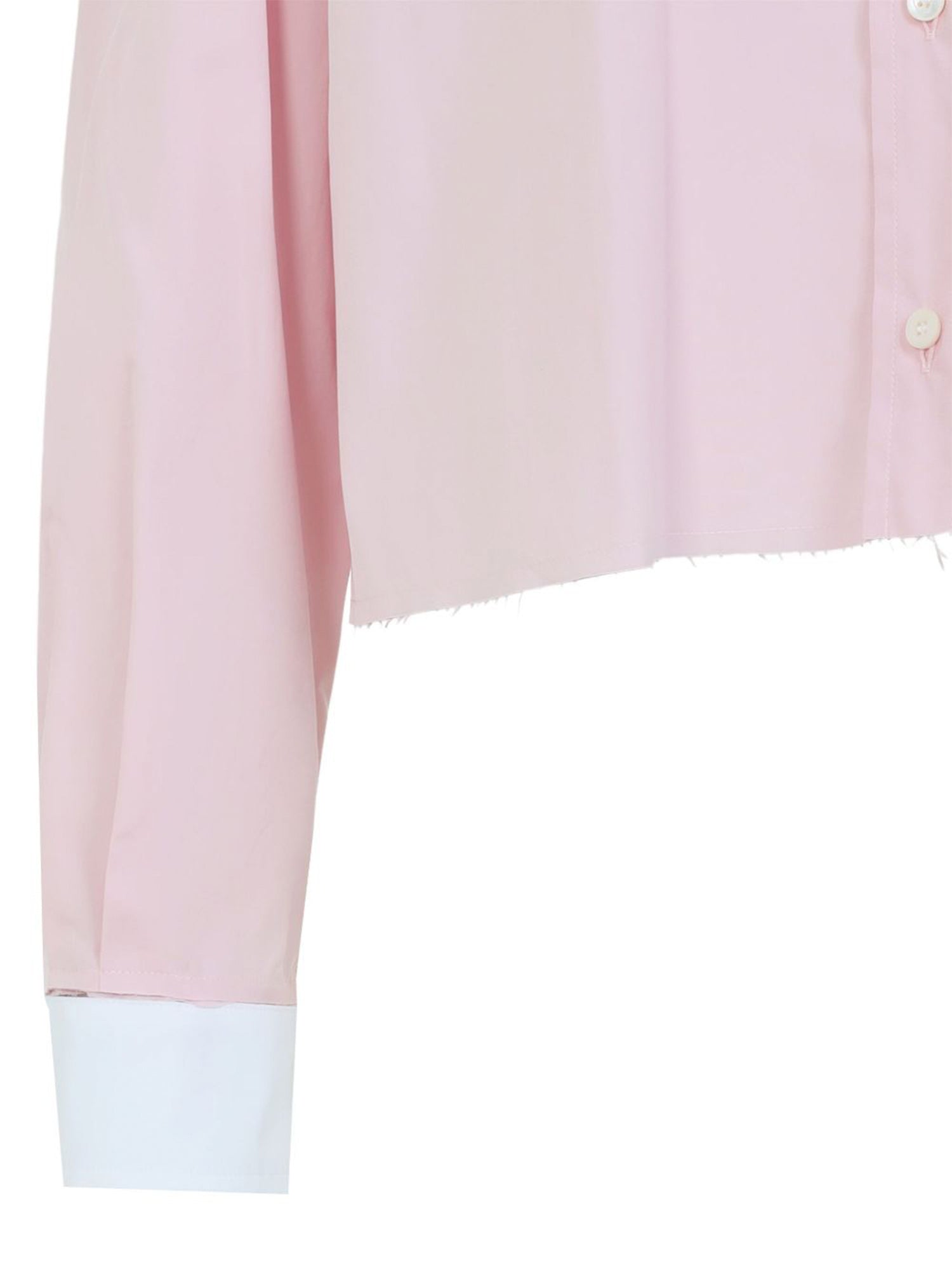 Raw-Edge Poplin Shirt