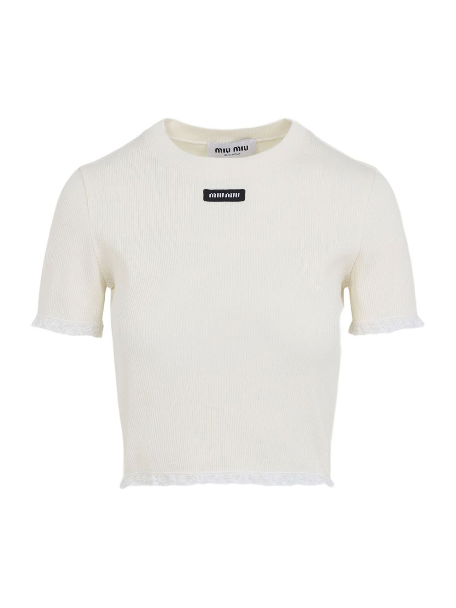 Lace-Trimmed Tee