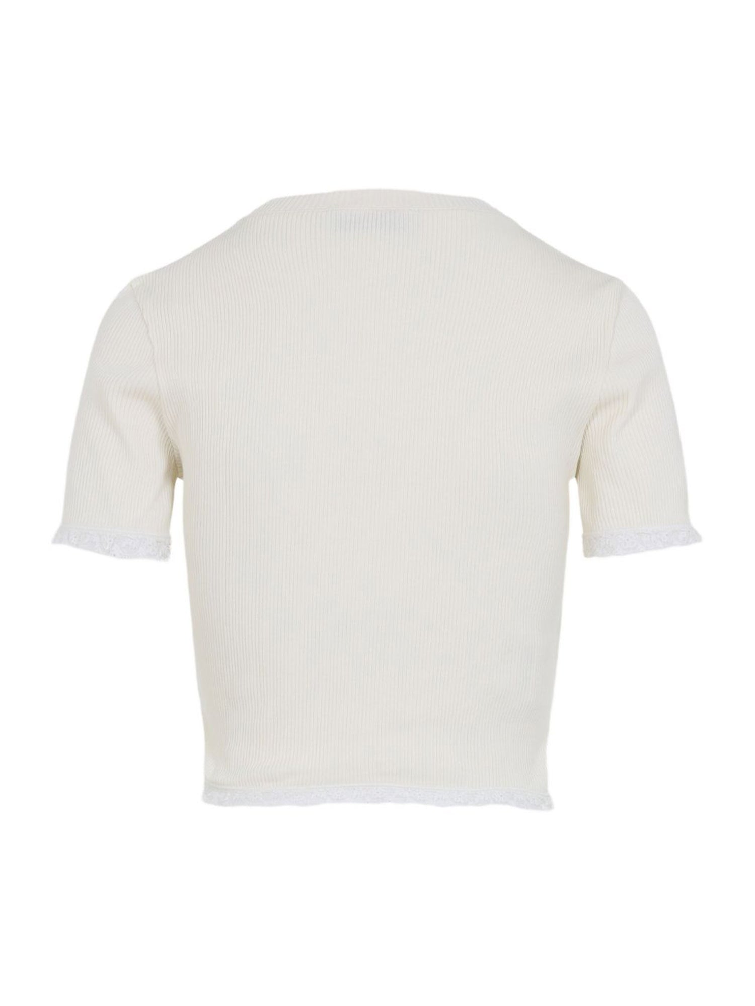 Lace-Trimmed Tee