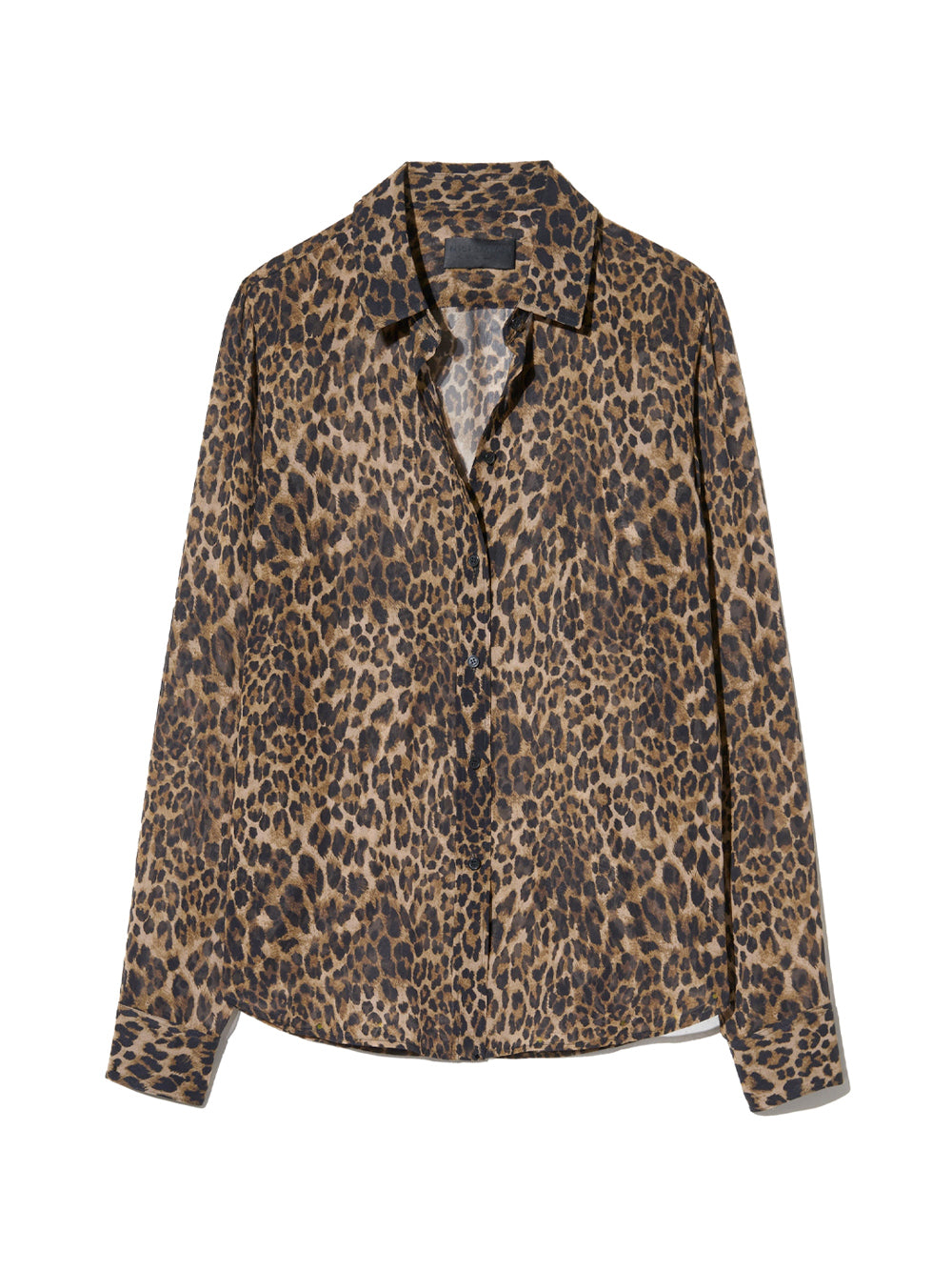 Gaia Leopard Silk Shirt