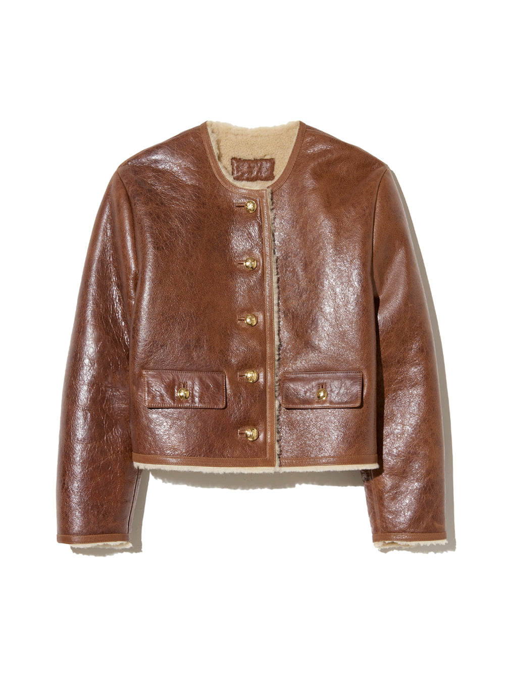 Zanie Short Shearling Coat