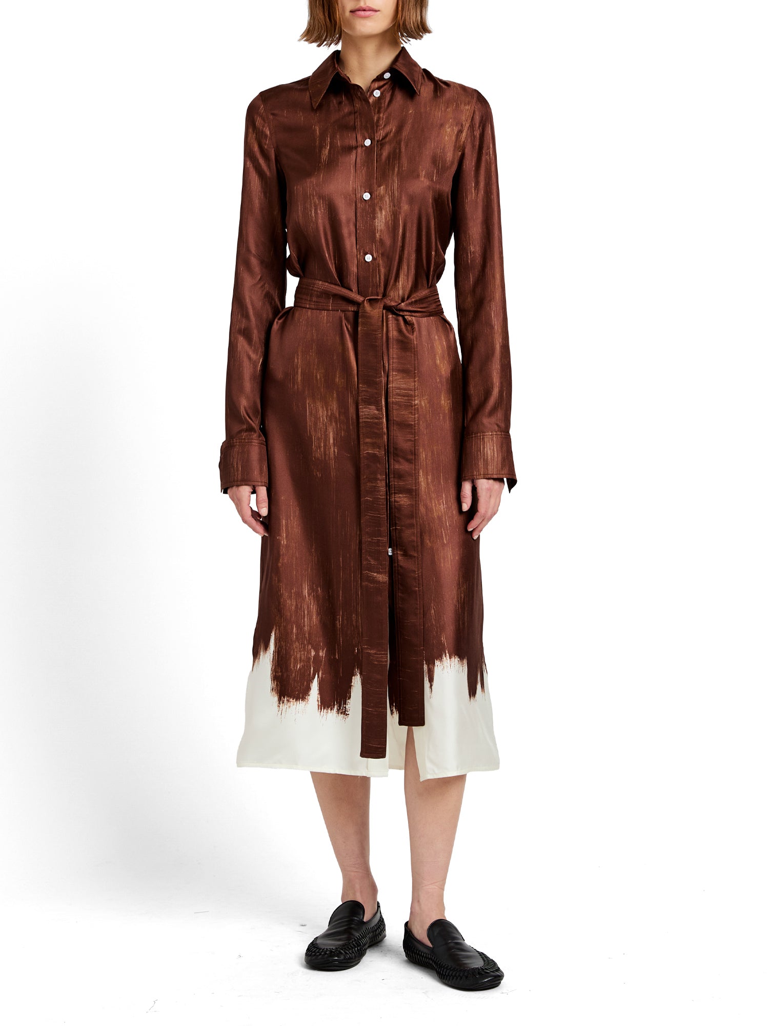 Amaya Silk Twill Shirtdress