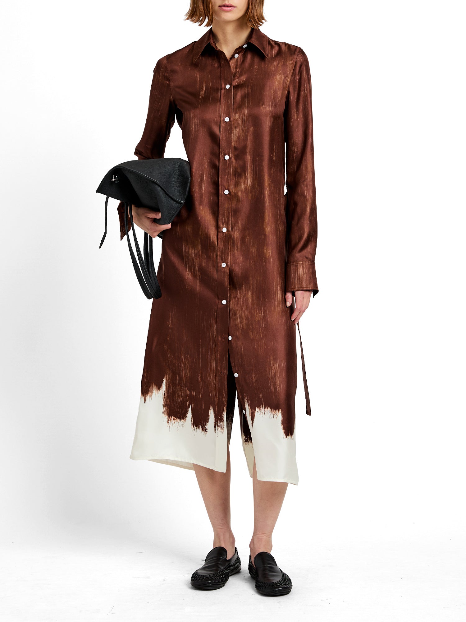 Amaya Silk Twill Shirtdress