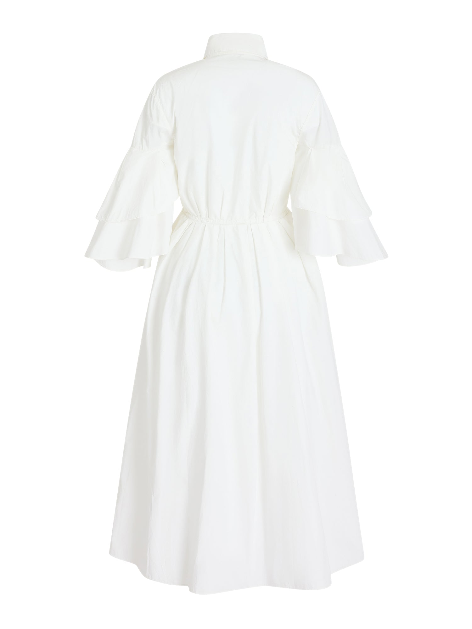 Cotton Poplin Fiesta Shirtdress