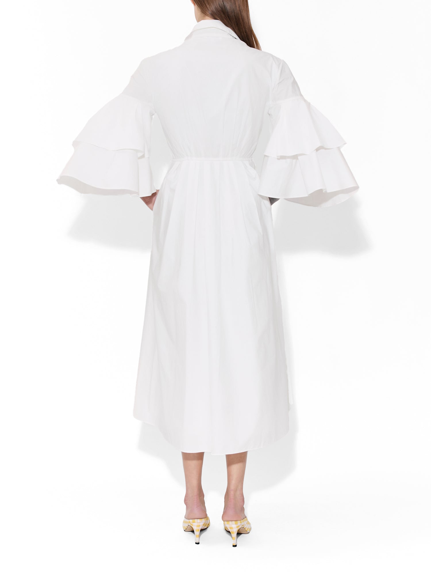 Cotton Poplin Fiesta Shirtdress