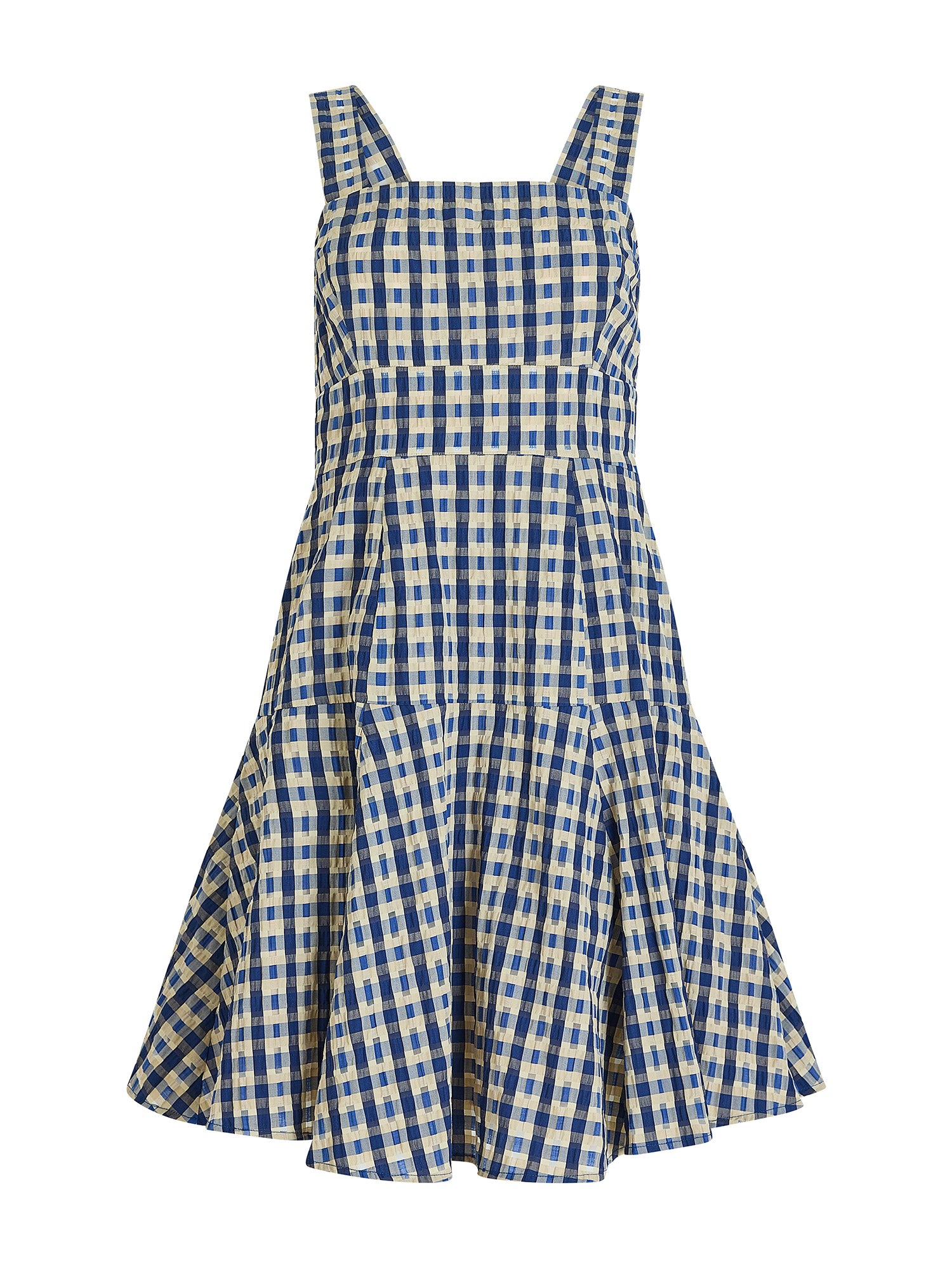 Rosie Assoulin | Seersucker Check Skater Dress – Kirna Zabête