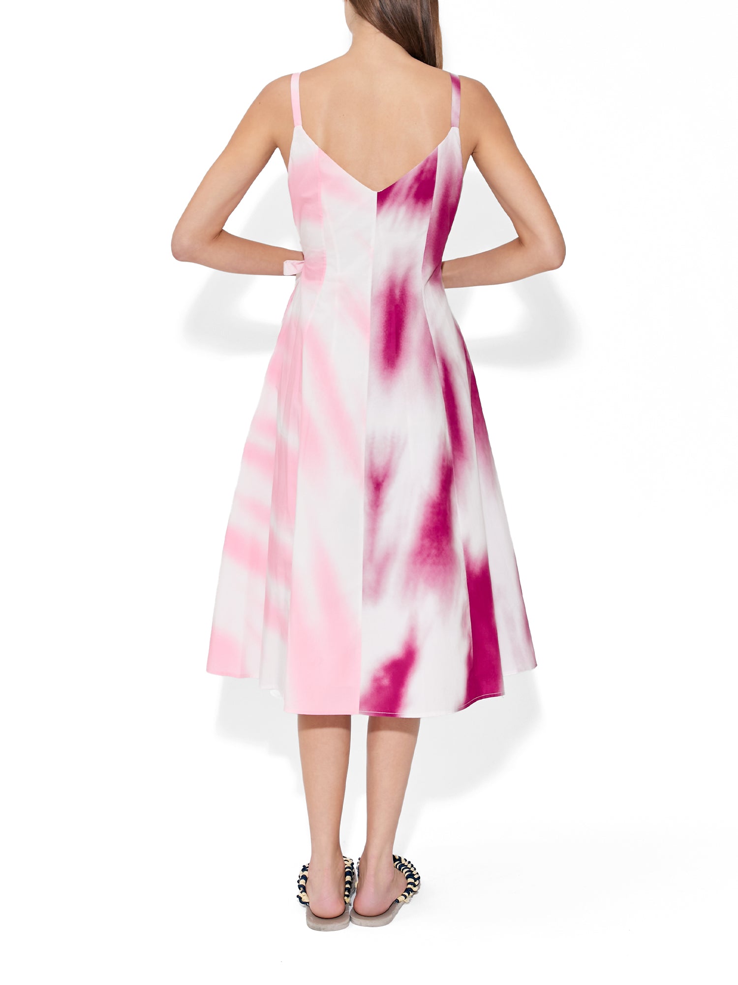 Tie-Dye Cotton Poplin That’s a Wrap! Dress