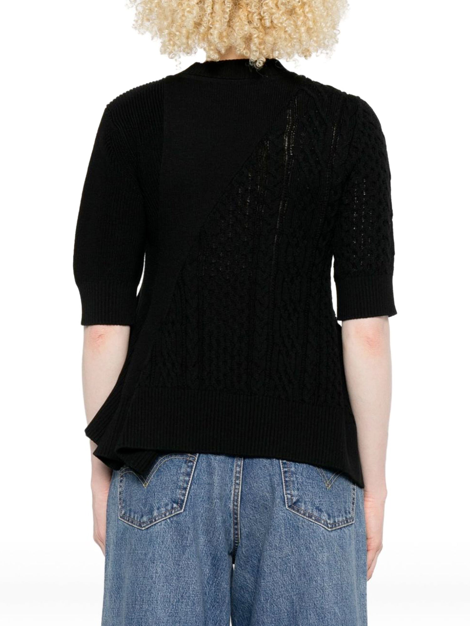 Asymmetric Knit Pullover