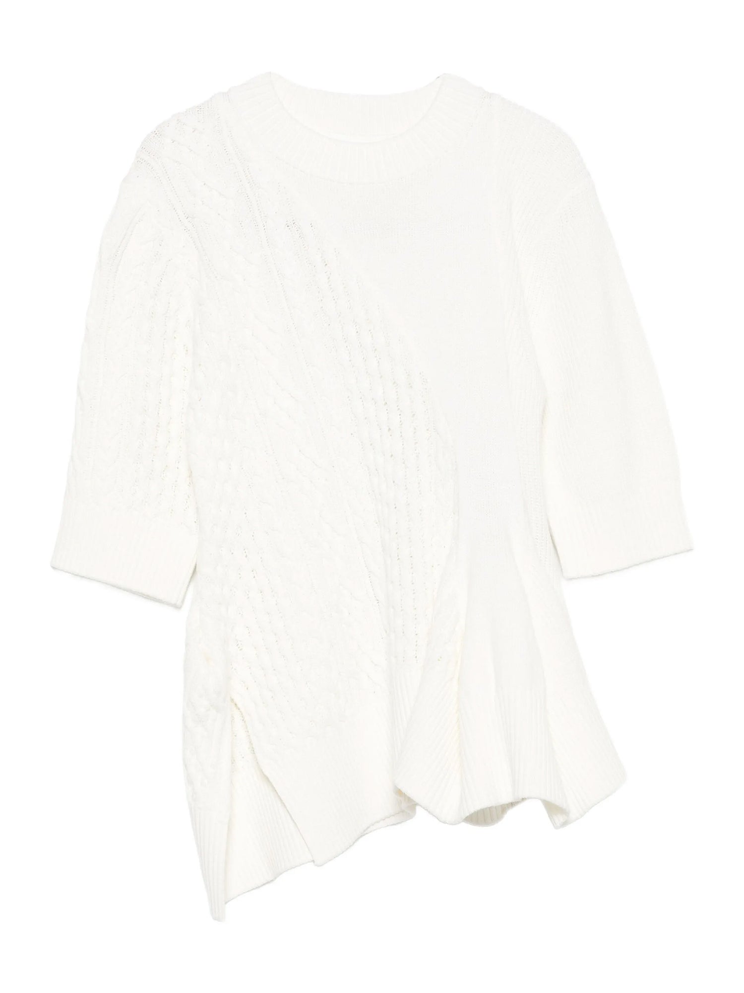 Asymmetric Knit Pullover
