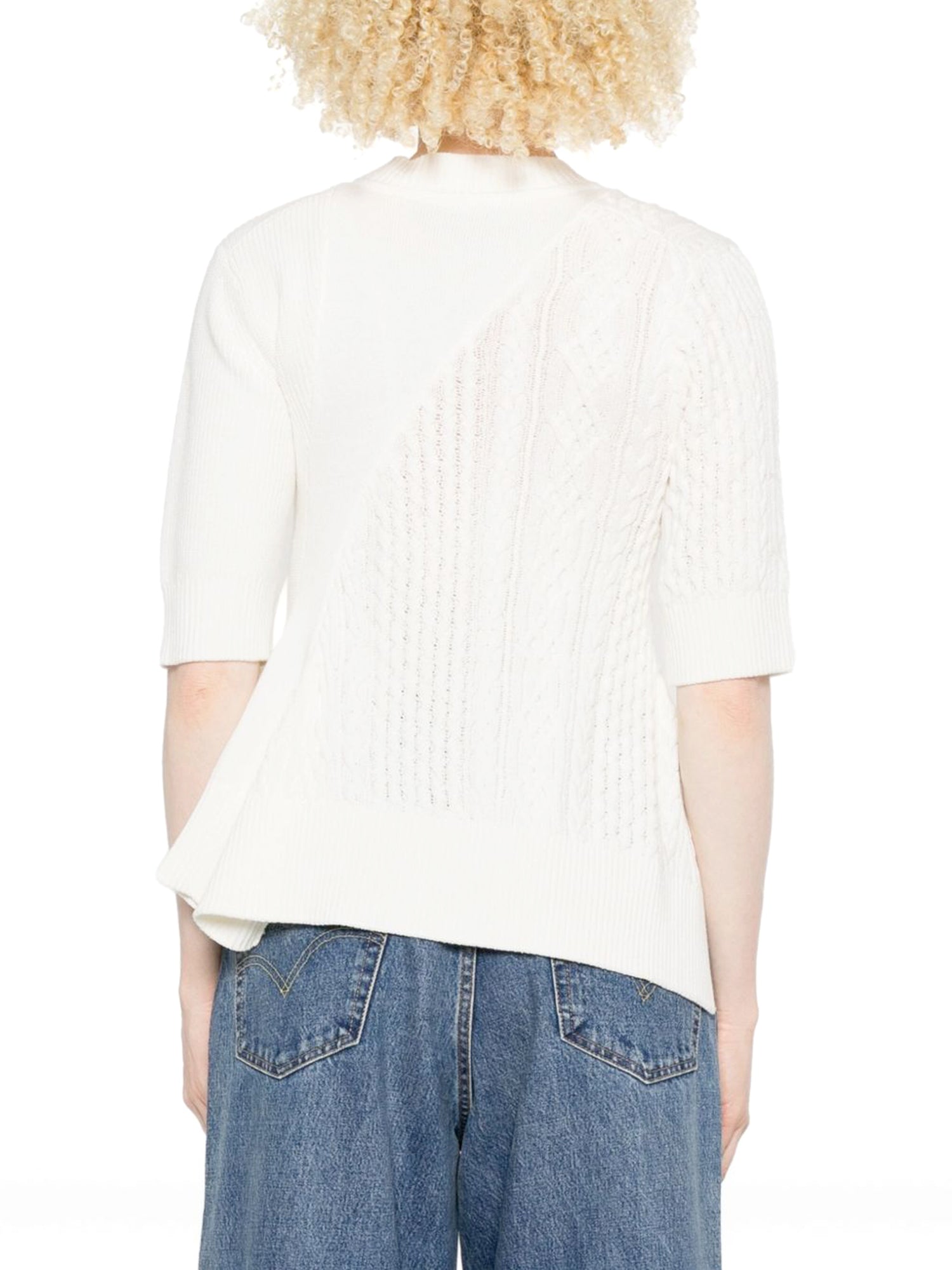 Asymmetric Knit Pullover