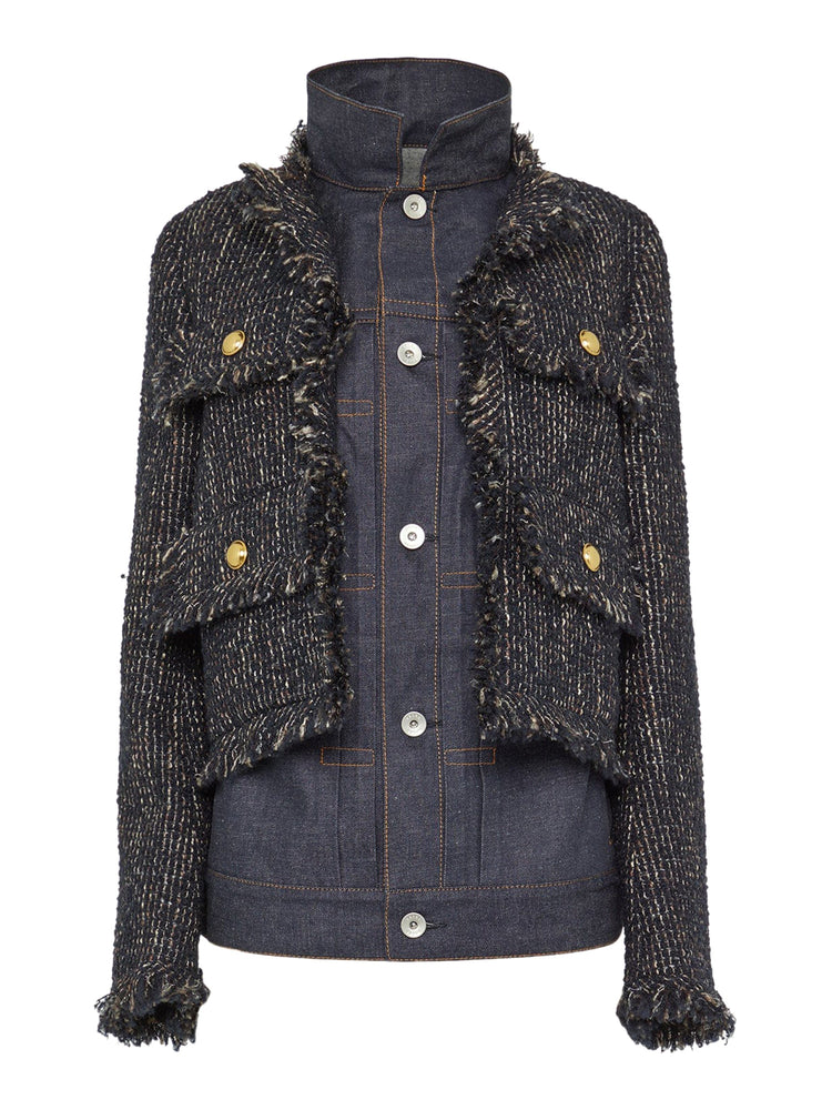 Sacai | Suiting Mix Knit Cardigan – Kirna Zabête