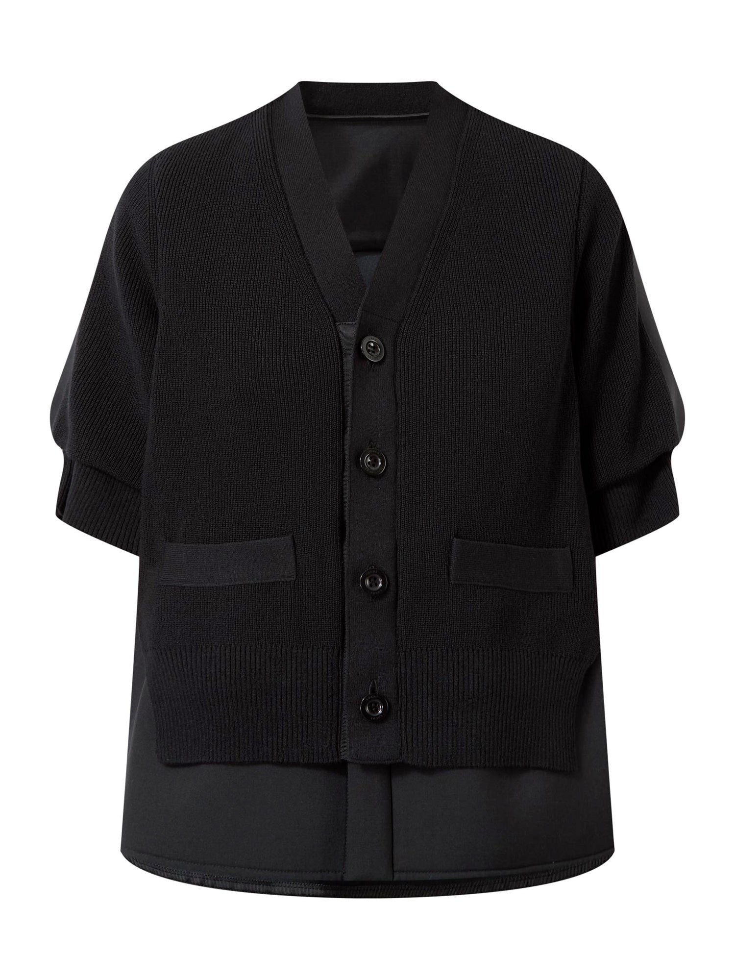 Suiting Mix Knit Cardigan