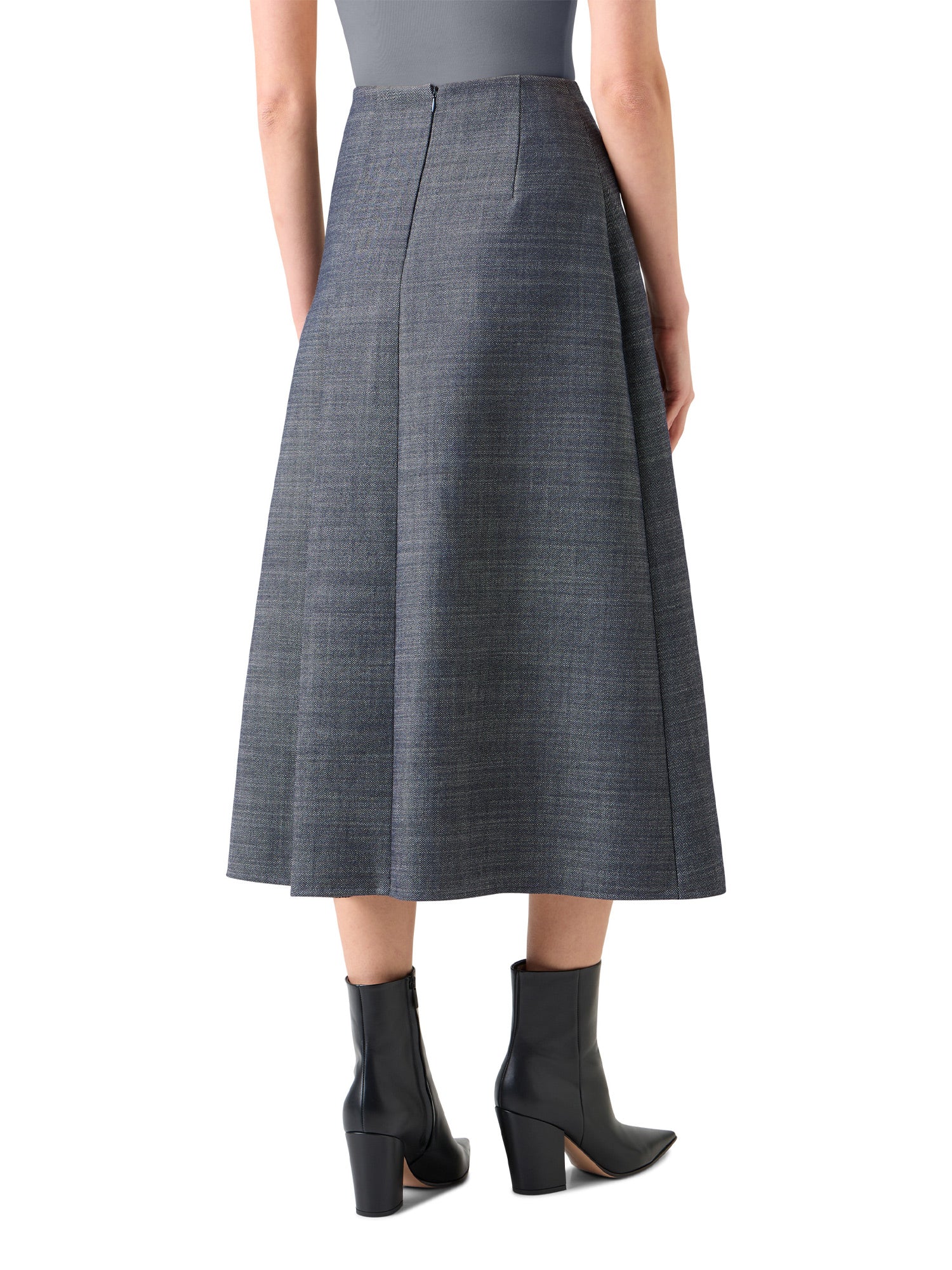 A-Line Midi Skirt