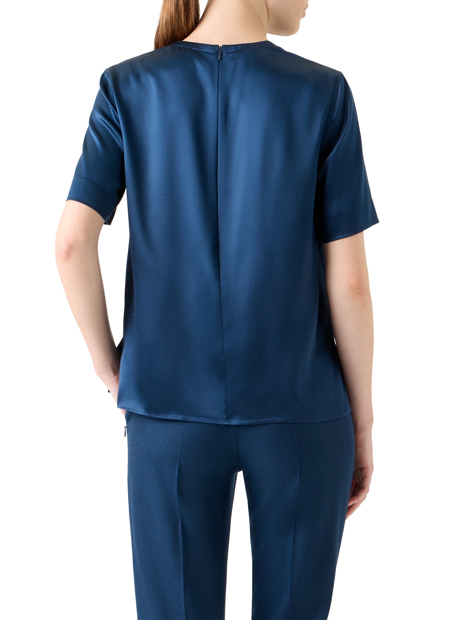 Silk T-Shirt Blouse
