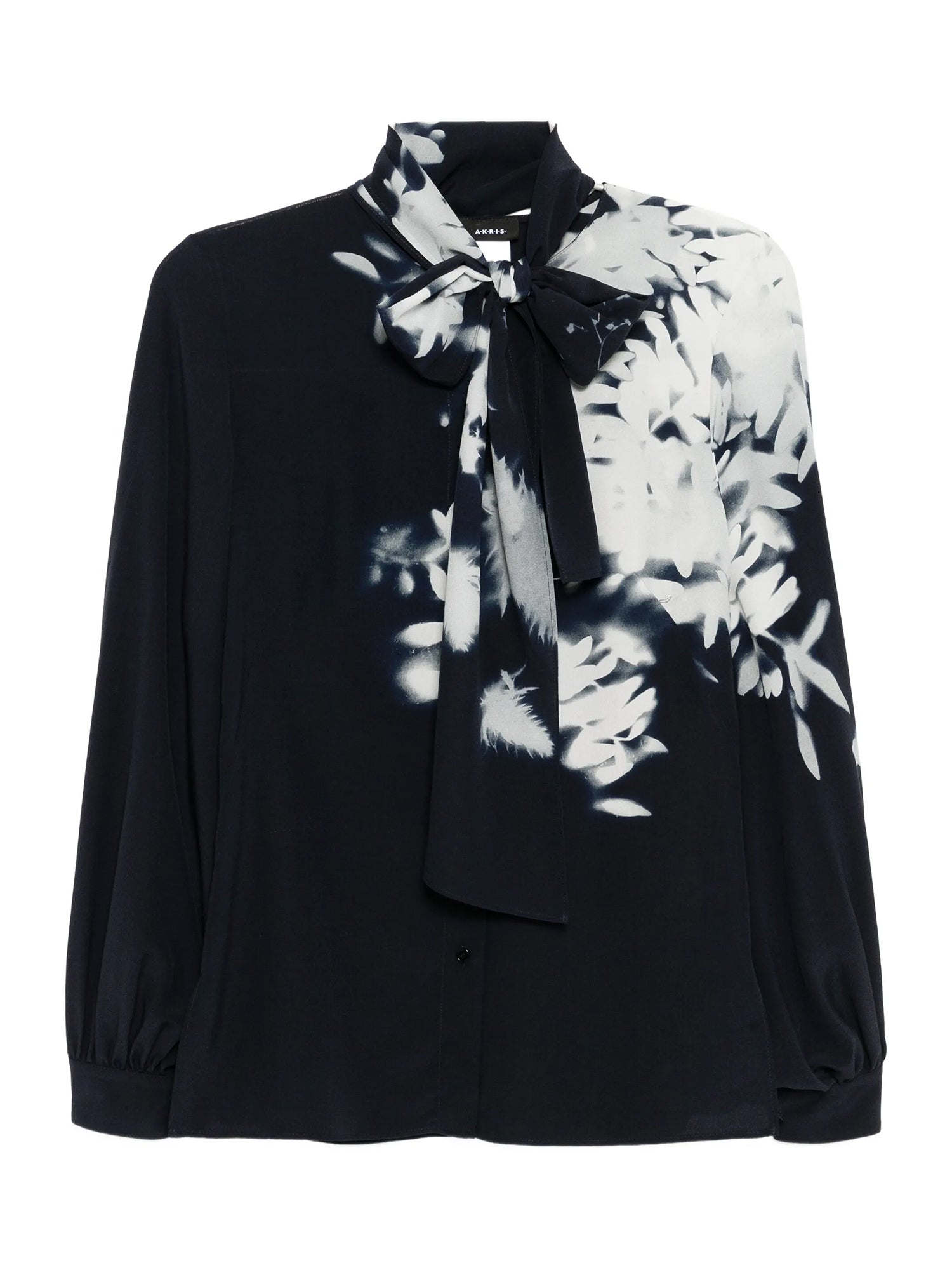 Silk Crêpe Wildflower Blouse