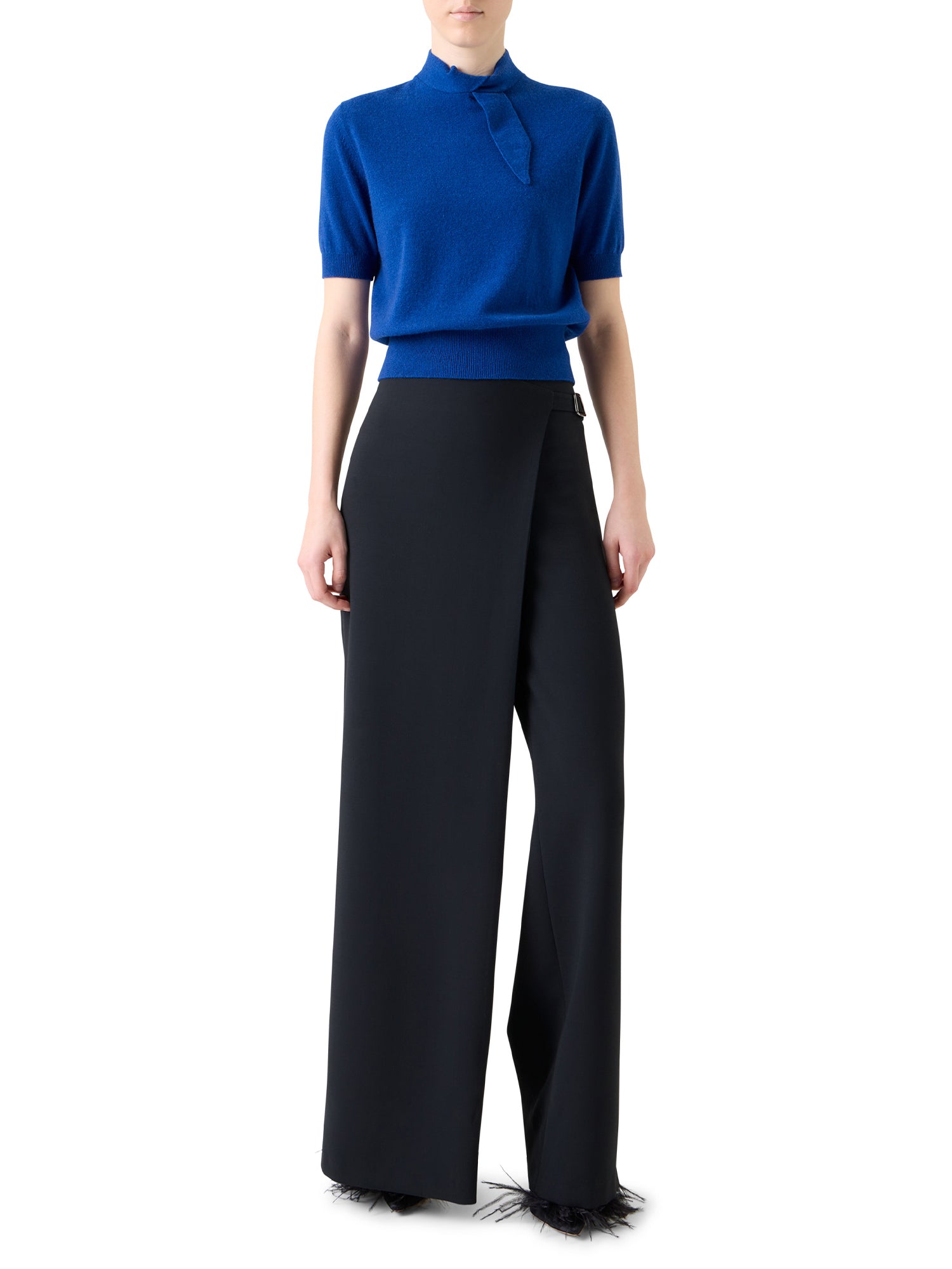 Short Cashmere Pullover