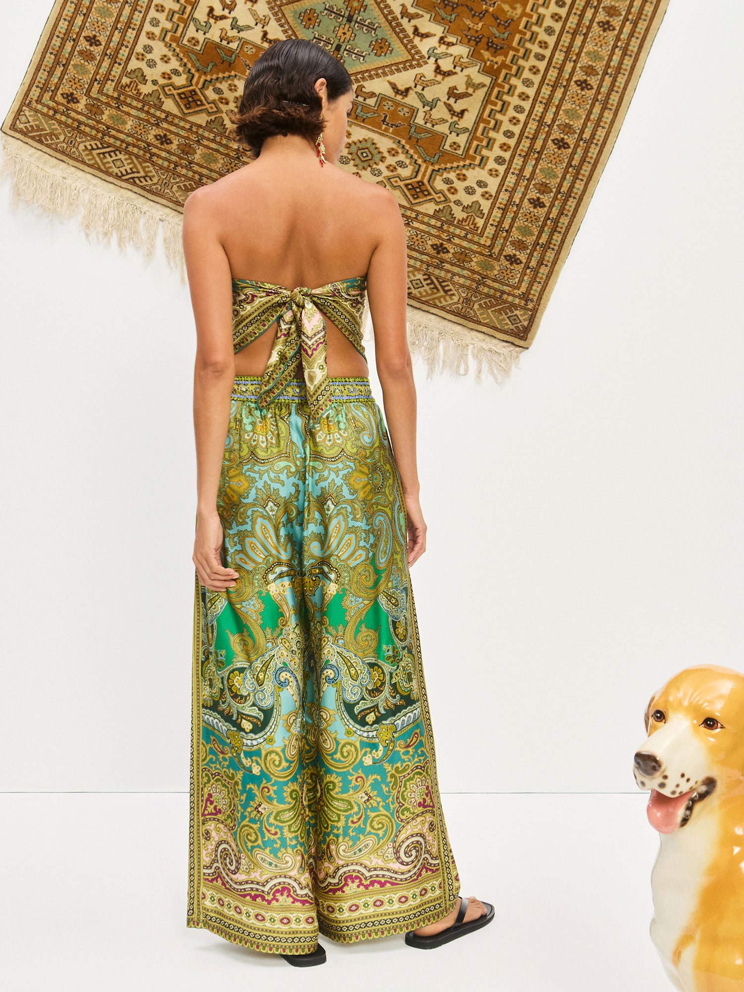 Clemenza Silk Pants