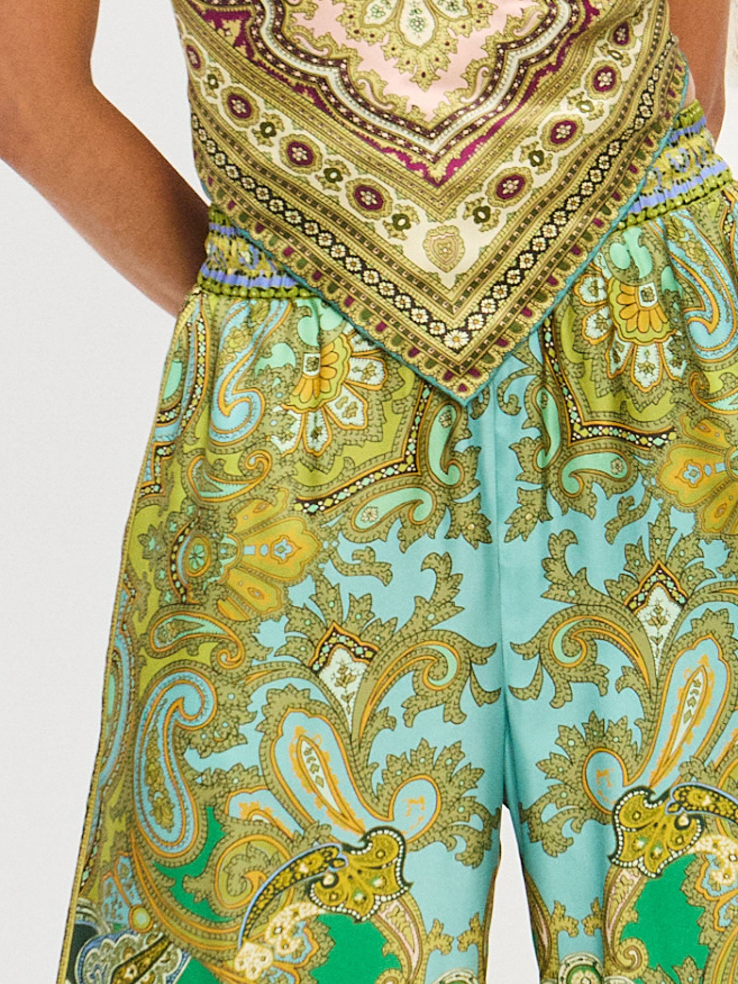 Clemenza Silk Pants