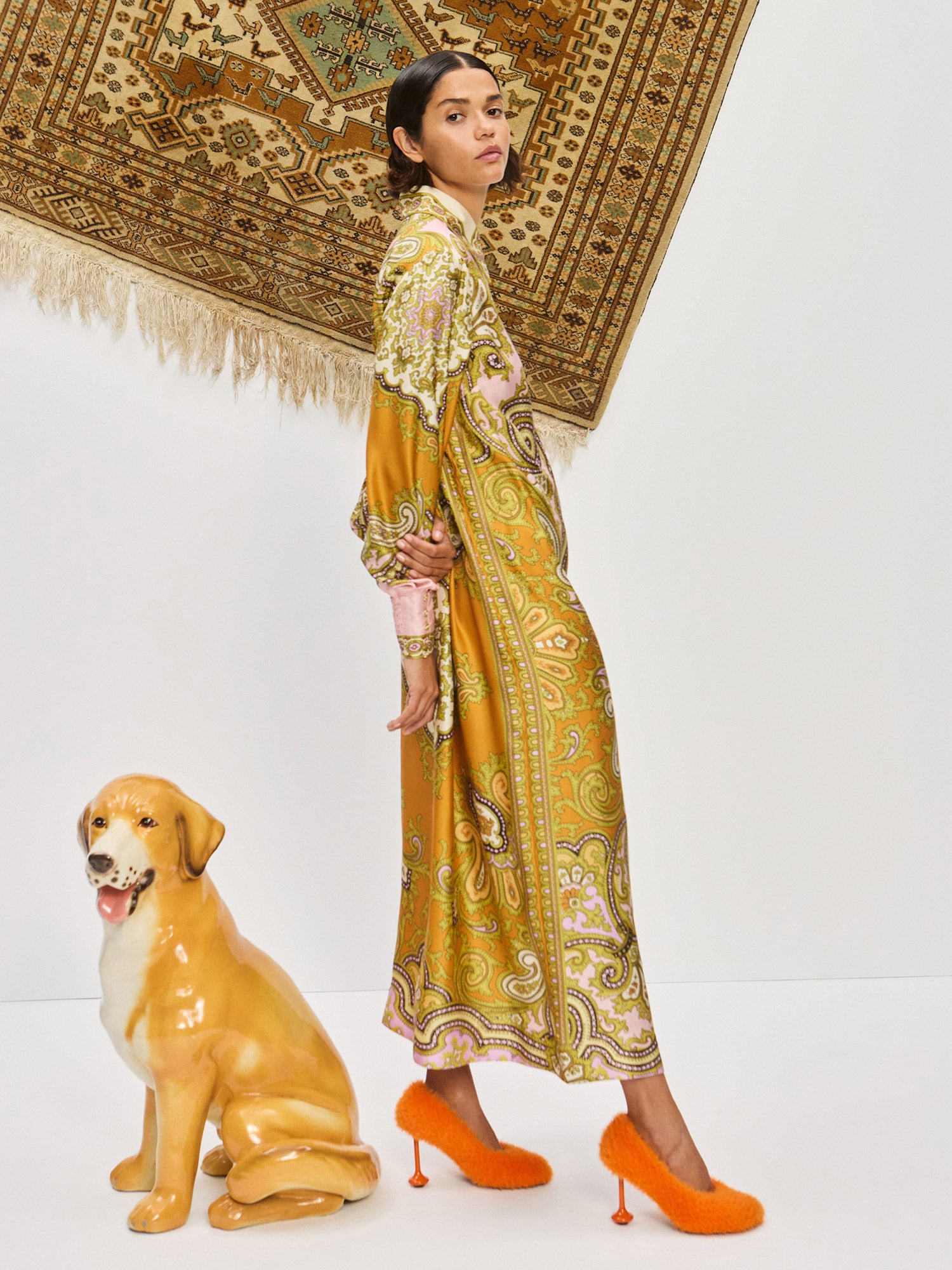 Clemenza Silk Shirtdress