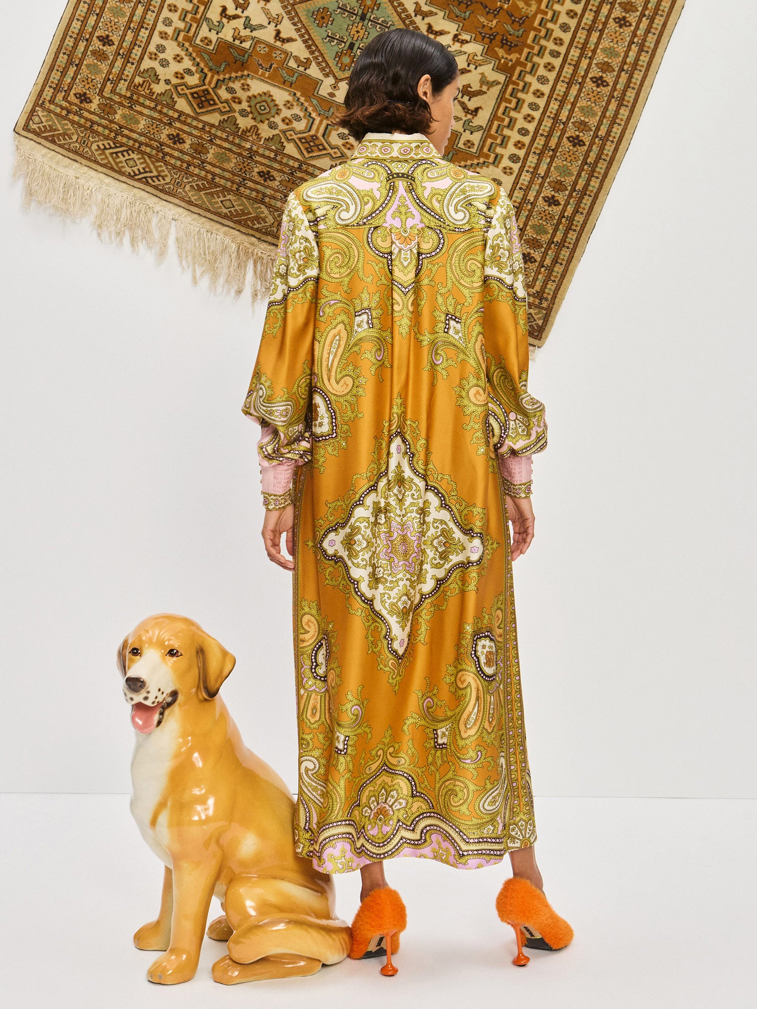 Clemenza Silk Shirtdress