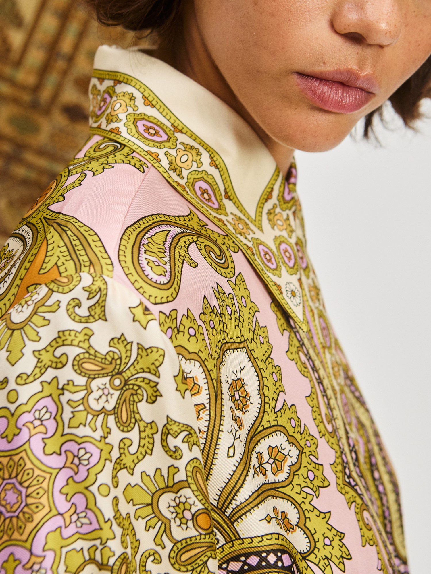 Clemenza Silk Shirtdress