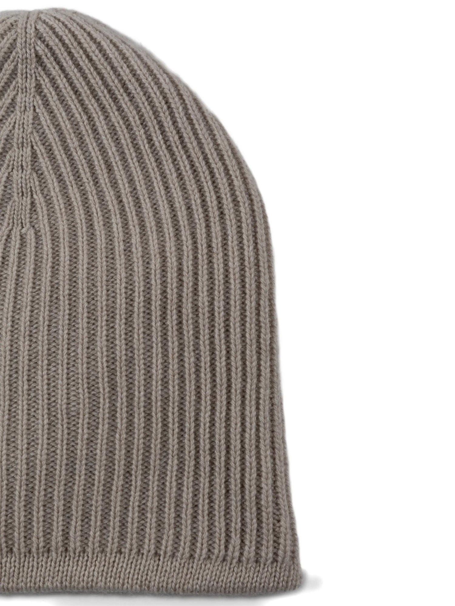 Ribbed Cashmere Beanie