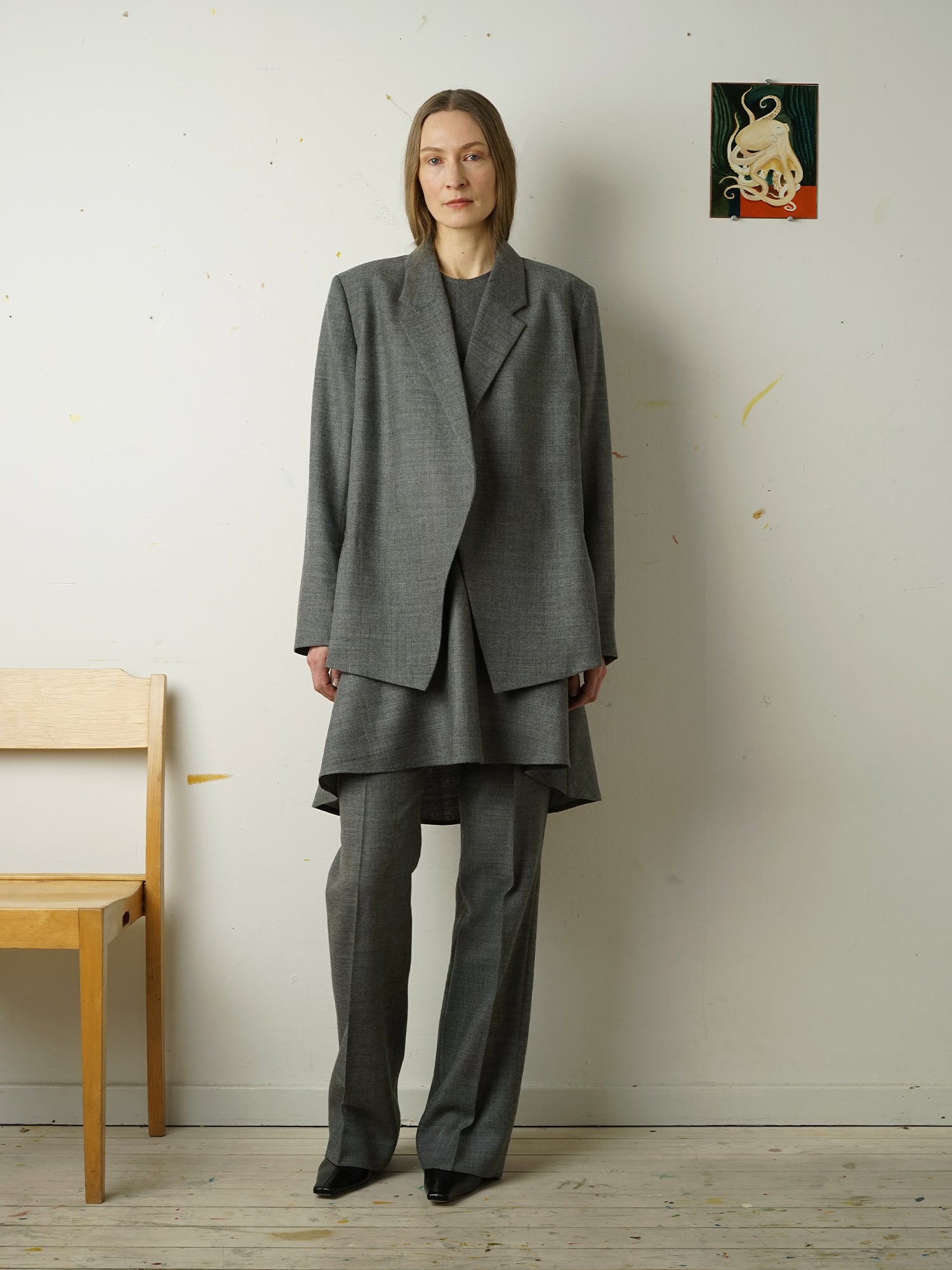 Polus Melange Suit Jacket