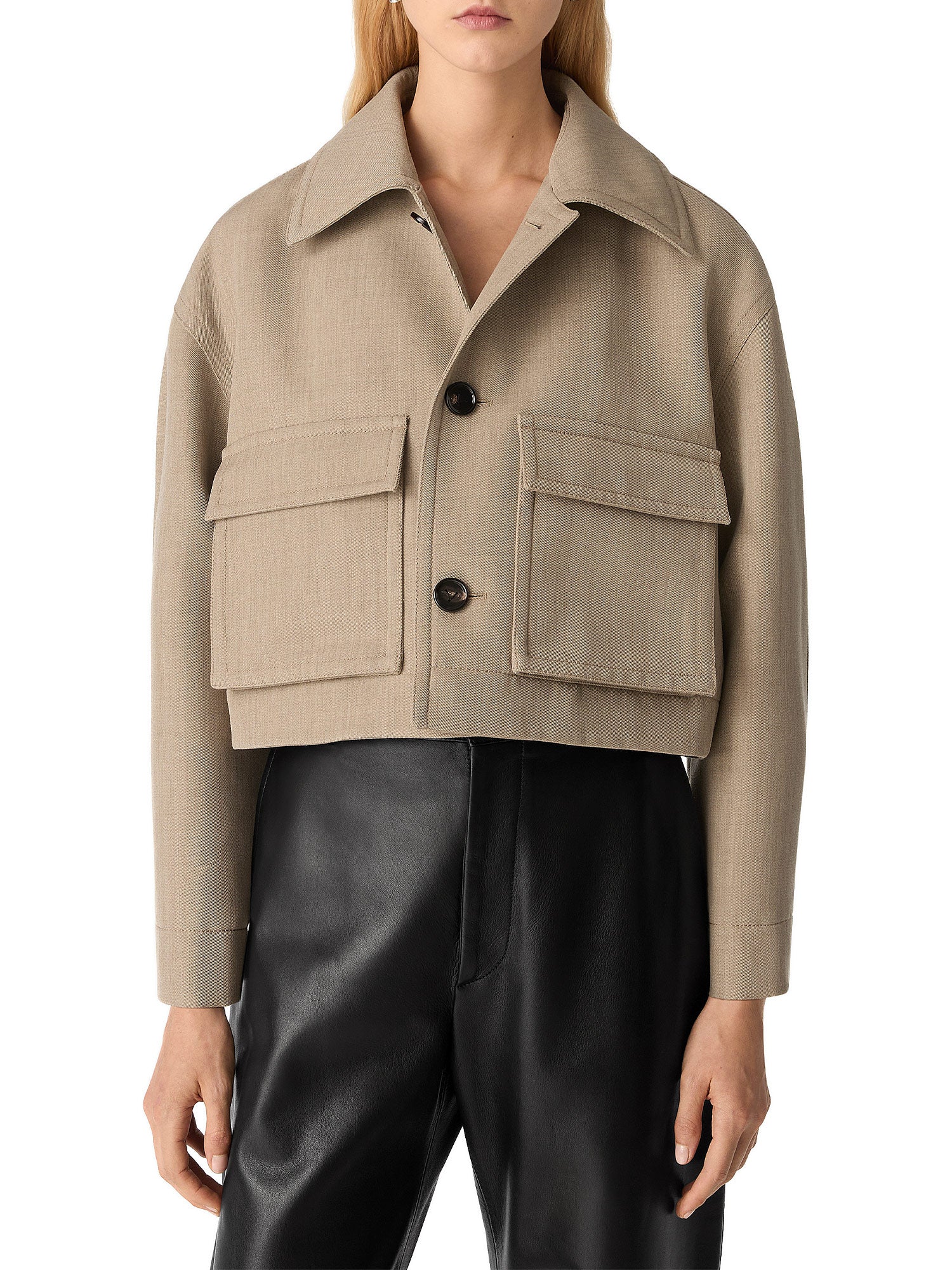 Wool Twill Blouson