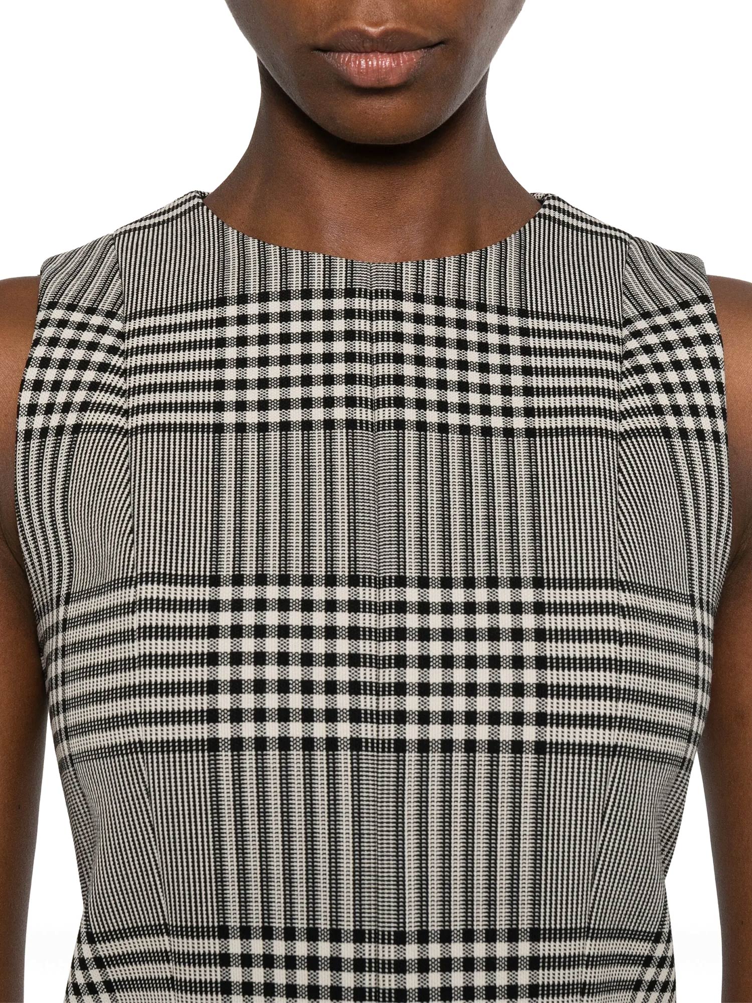 Sophie Crew Neck Fitted Mini Dress