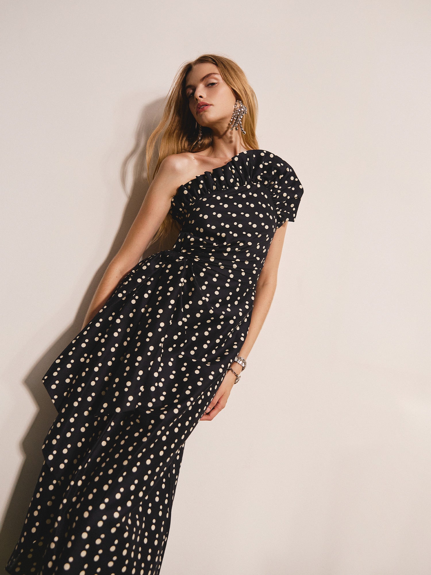 Charlotte Dot Midi Dress