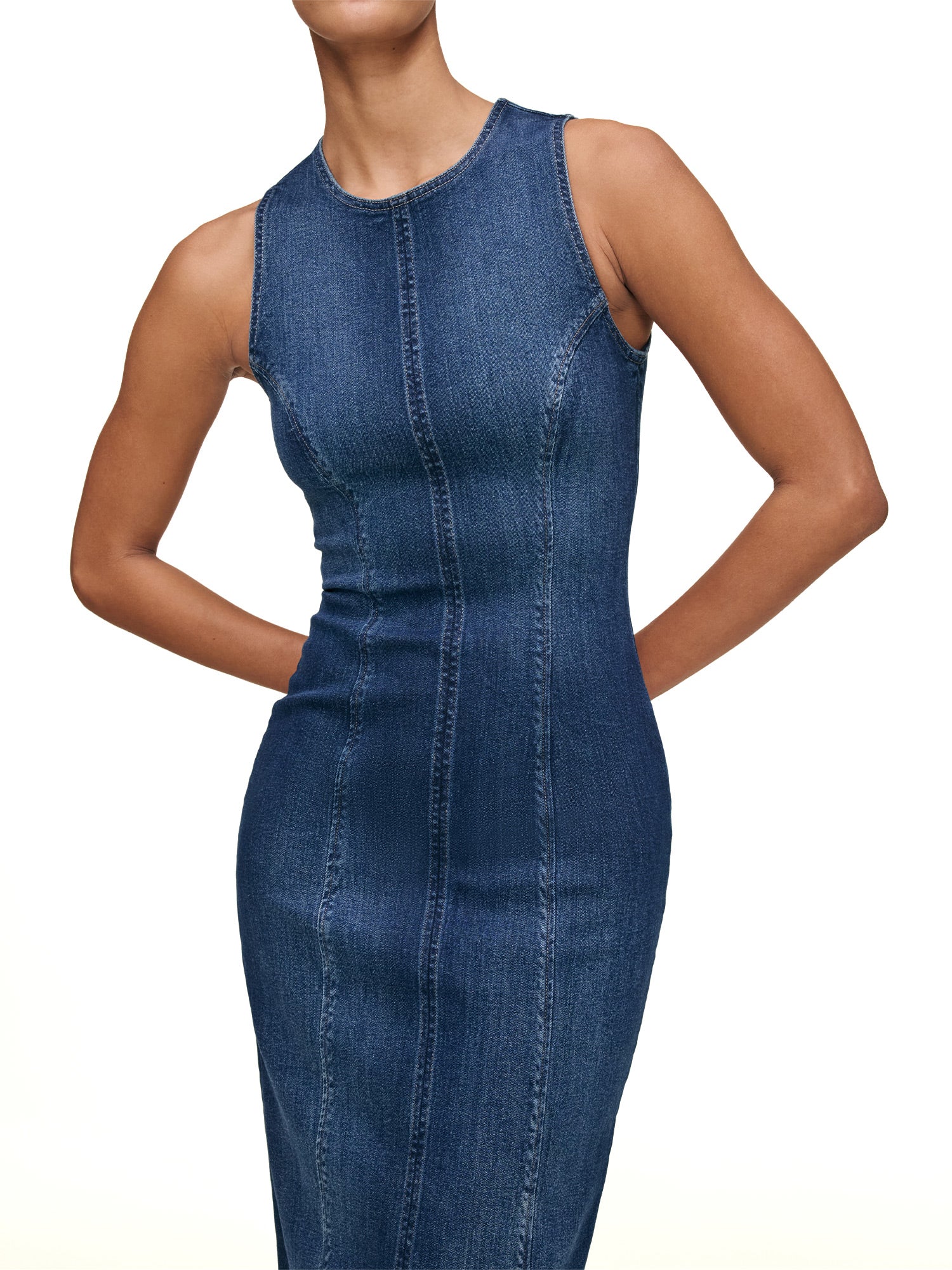 dl1961 esme denim dress DL1961 Esme Denim Midi Dress