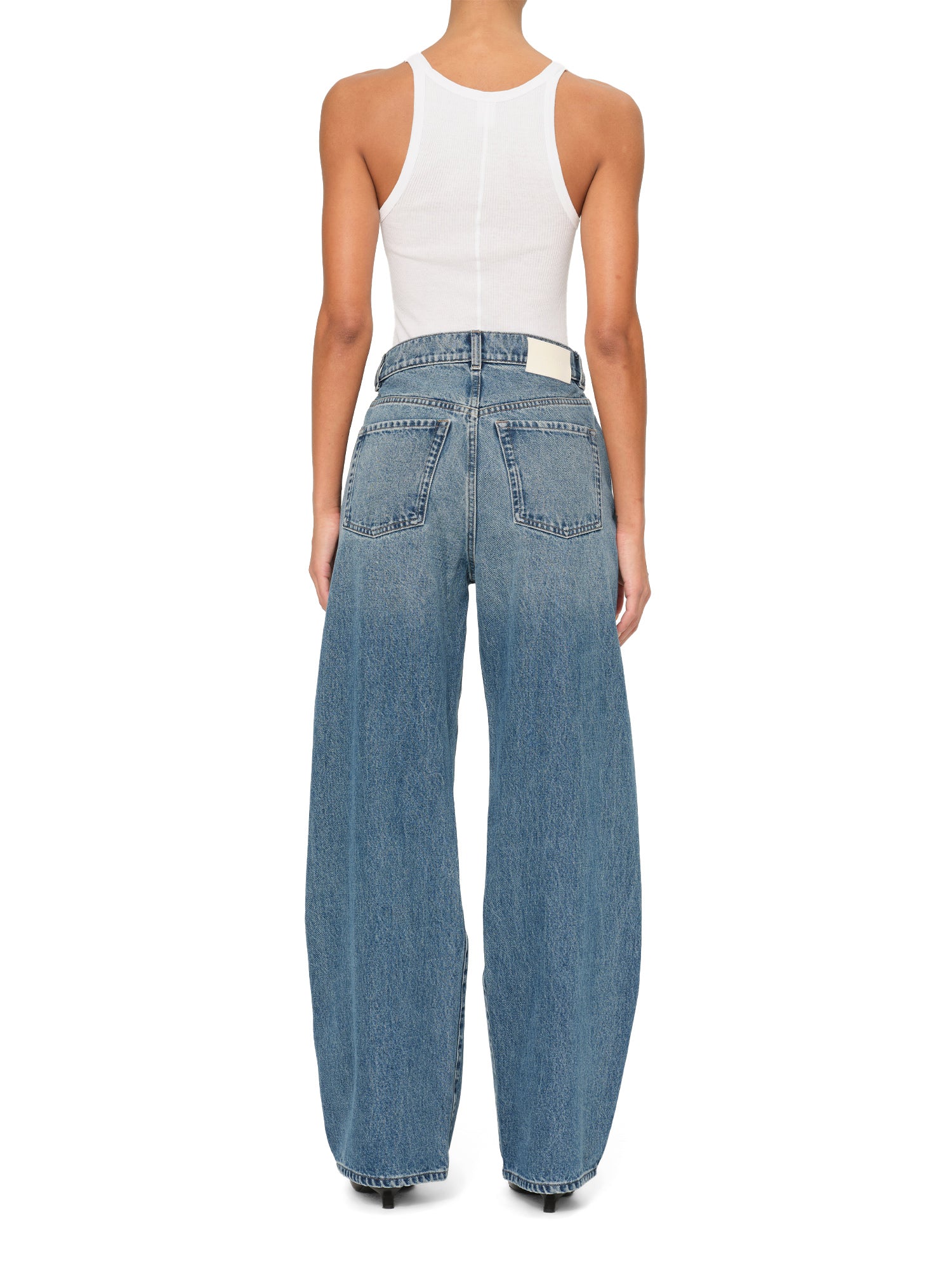 Taylor Relaxed Barrel High Rise Jeans